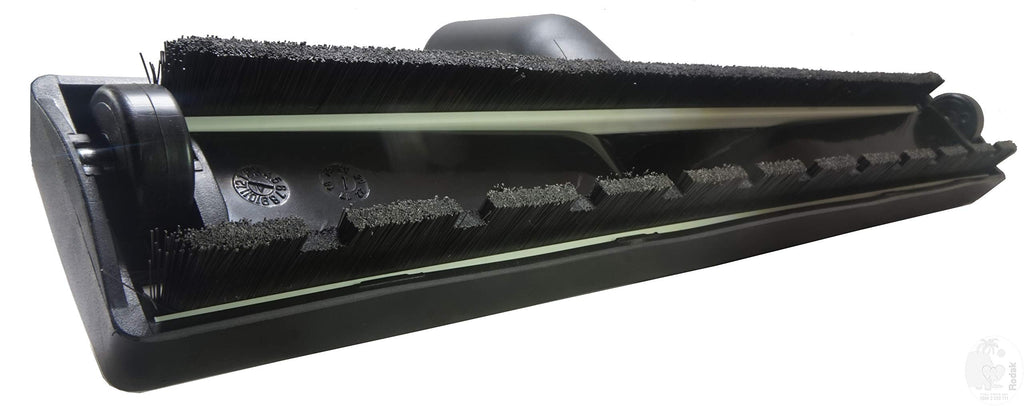 Professional Brush, 38 mm Connecting Size, for Dry Cleaning, Suitable for Hard Floors. 360 mm Width, Sliding On 2 Wheels, Imported