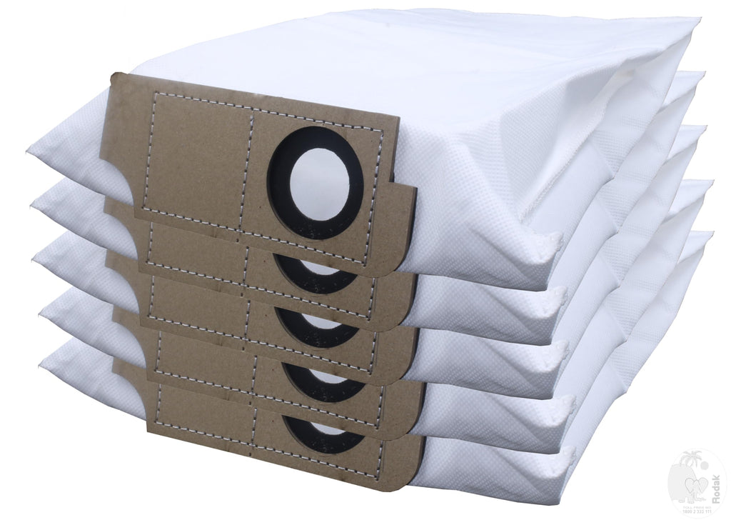 Set of 5 Fleece Filters Compatible with Charnock BT 450, Tear Resistant, 3-Layer Dust Bags Provides an Advanced Filtration on Micro-Level Compared to 2 Ply Paper Filters