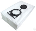 Fleece Filter Bag Set Of 5, Compatible With Bosch Gas 12, 15, 25, 35 and 55 Professional, Tear Resistant