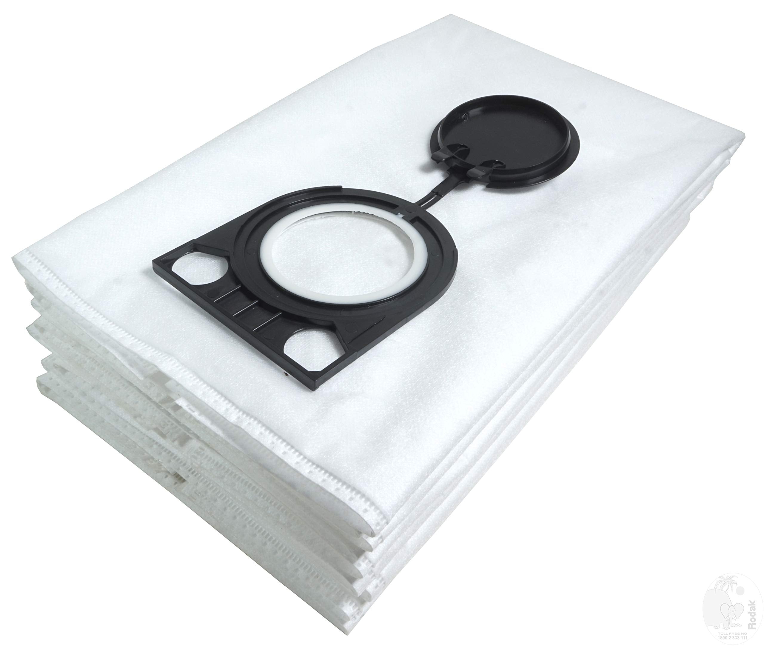 Fleece Filter Bag Set Of 5, Compatible With Bosch Gas 12, 15, 25, 35 and 55 Professional, Tear Resistant
