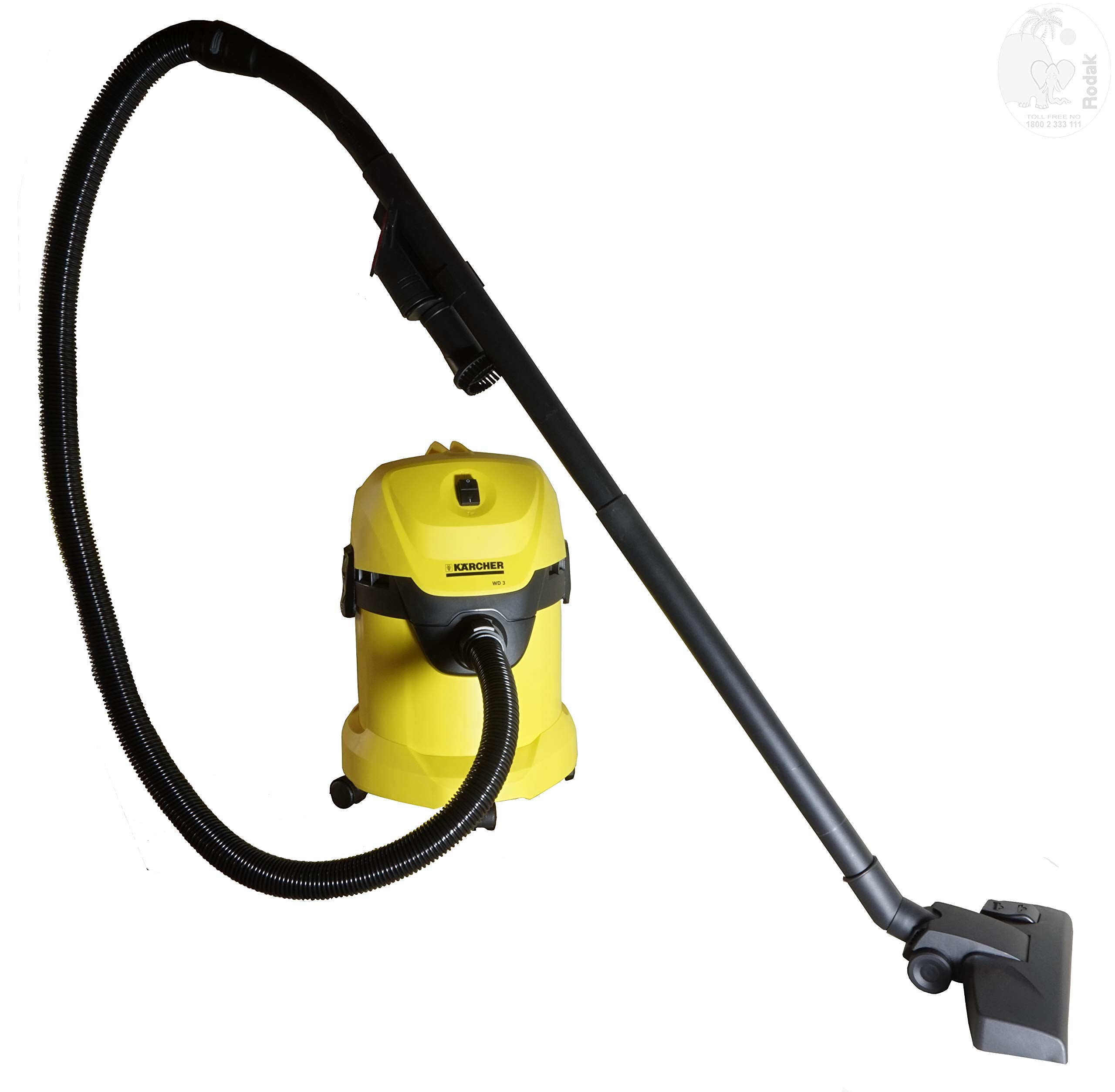 Carpet Brush 35 mm Connecting Size Compatible with Bosch, Miele, Black and Decker, Effortless Gliding on 4 Wheels, Imported