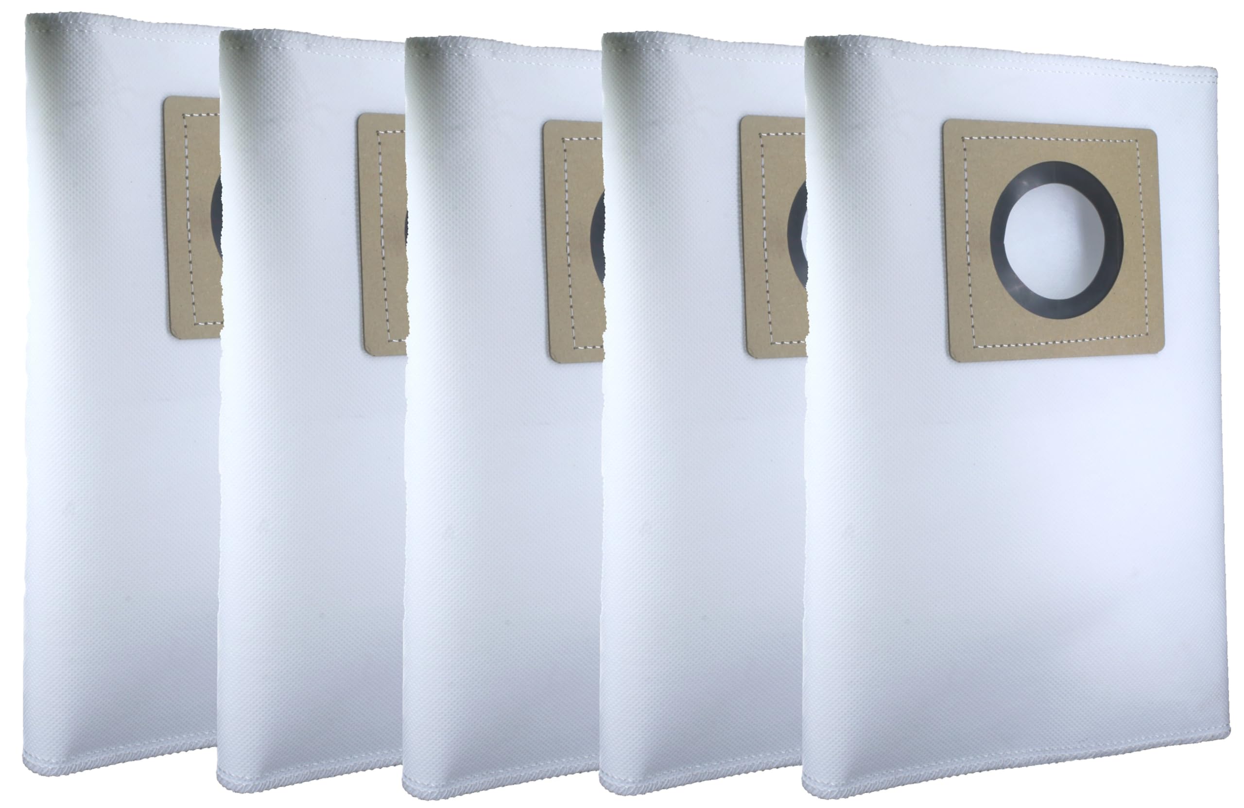 Replacement Filter for KÄRCHER WD1, Set of 5 Dust Bags, Tear Resistant, 3-Layer Dust Bags Provides an Advanced Filtration on Micro-Level Compared to 2 Ply Paper Filters