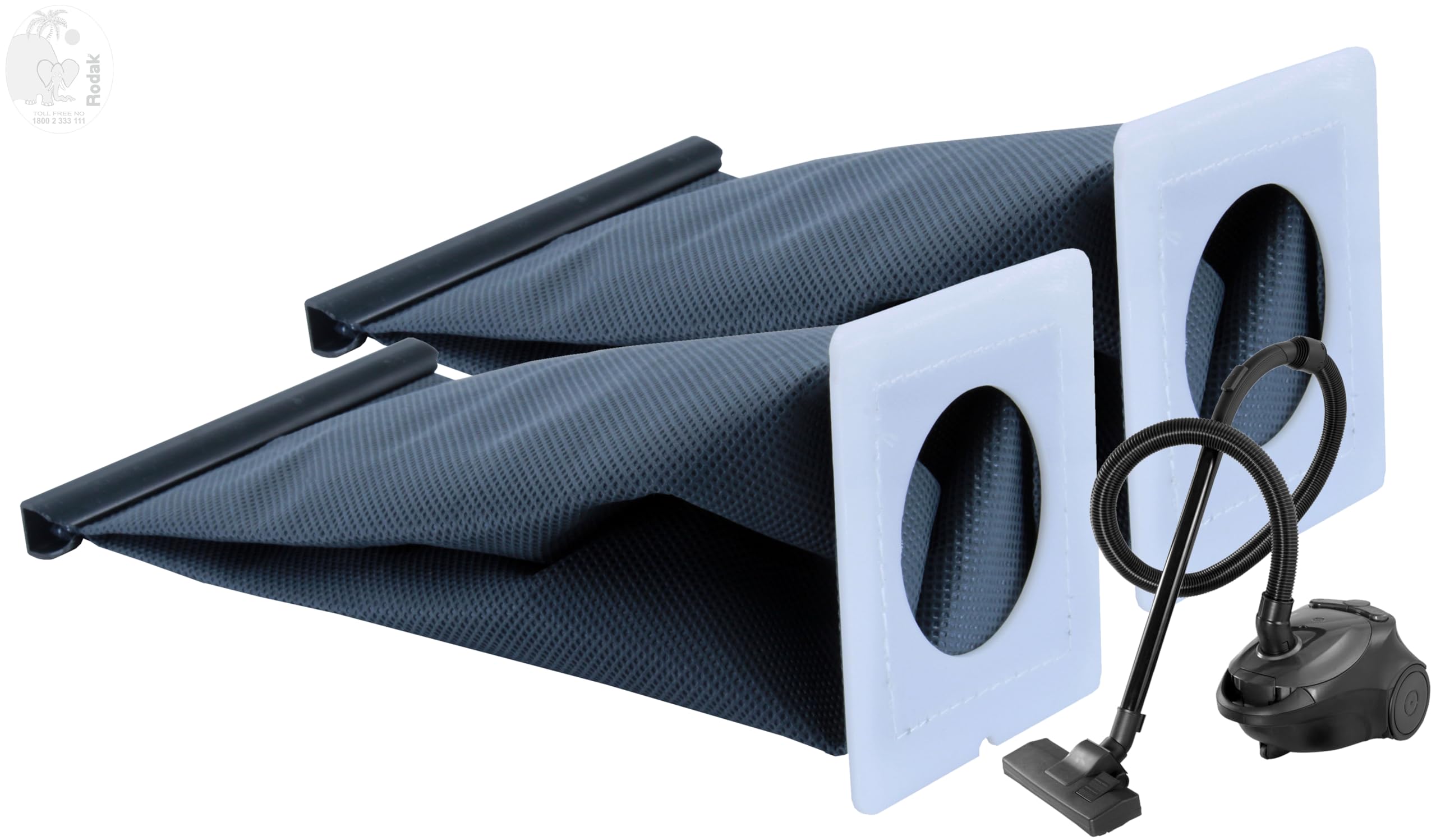 Set of 2pc Reusable Non Woven Dust Bag, Compatible with Eurka Forbbes Jazz