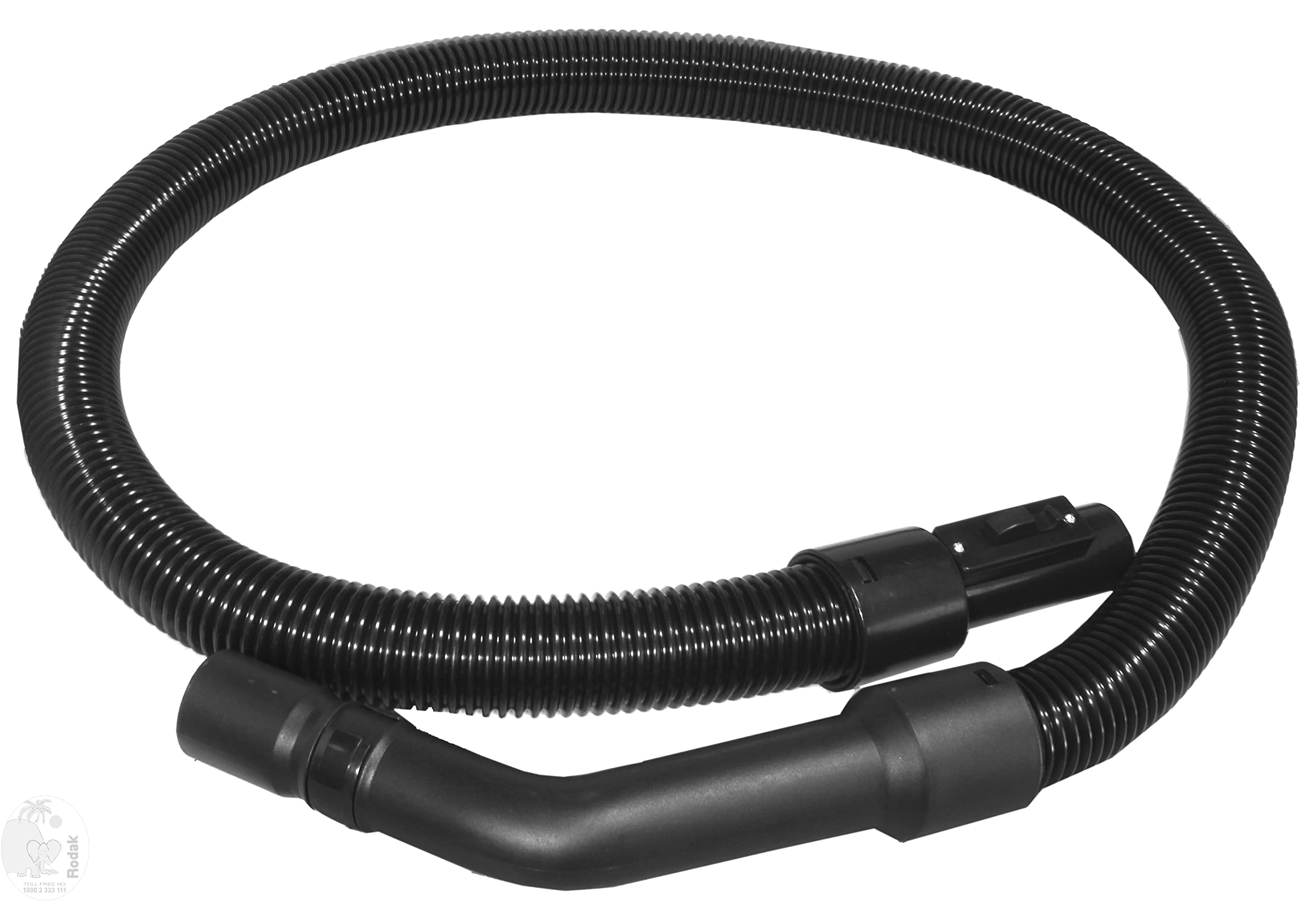 Flexible Hose Compatible with Some Models of Hitachi and BPL, 1.80 m, Black