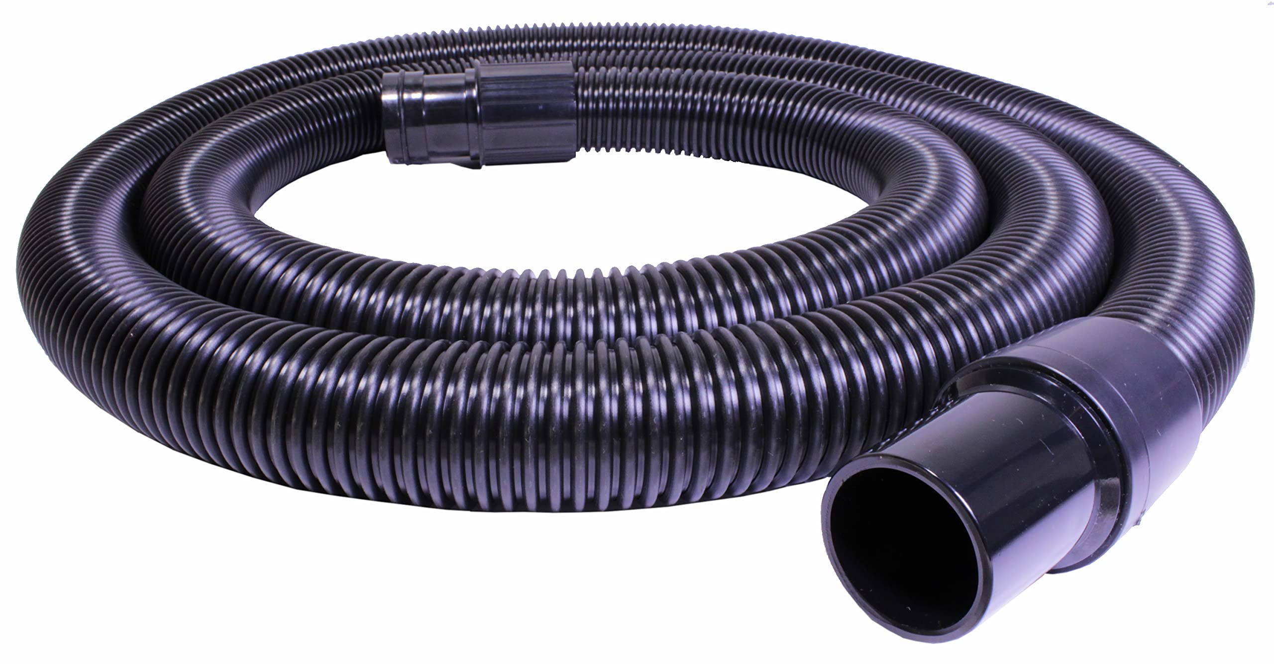Flexible Hose For Industrial Vacuum Cleaners Compatible With 44 mm Accessories (3 M),Black