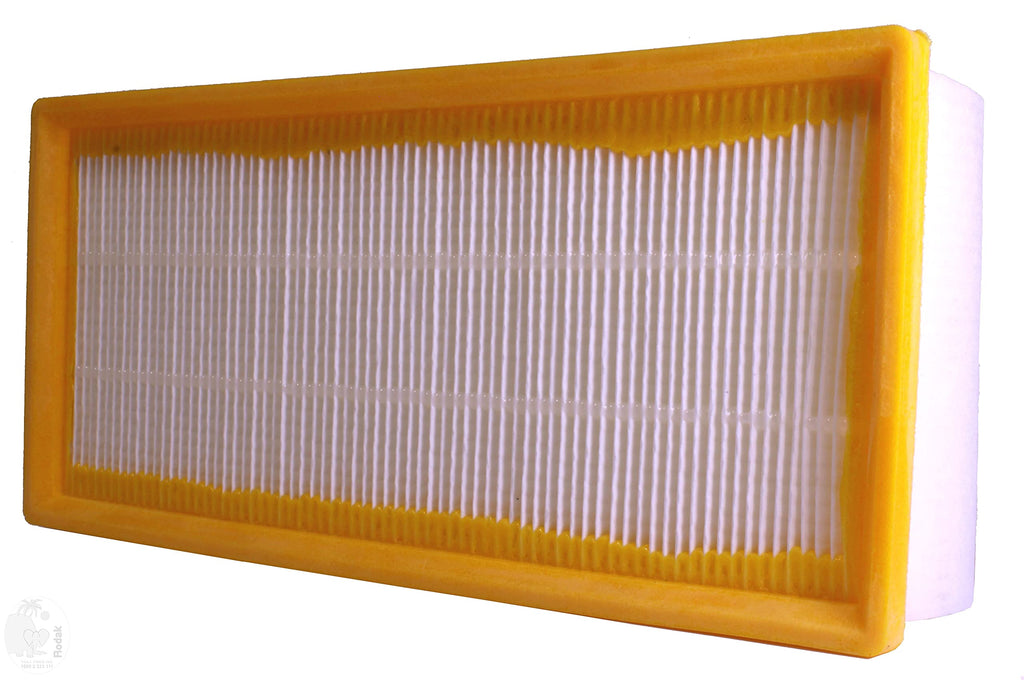 Flat Pleated HEPA Filter compatible with Vacuum Cleaner Karcher NT 65, NT 72/2, NT 75/2