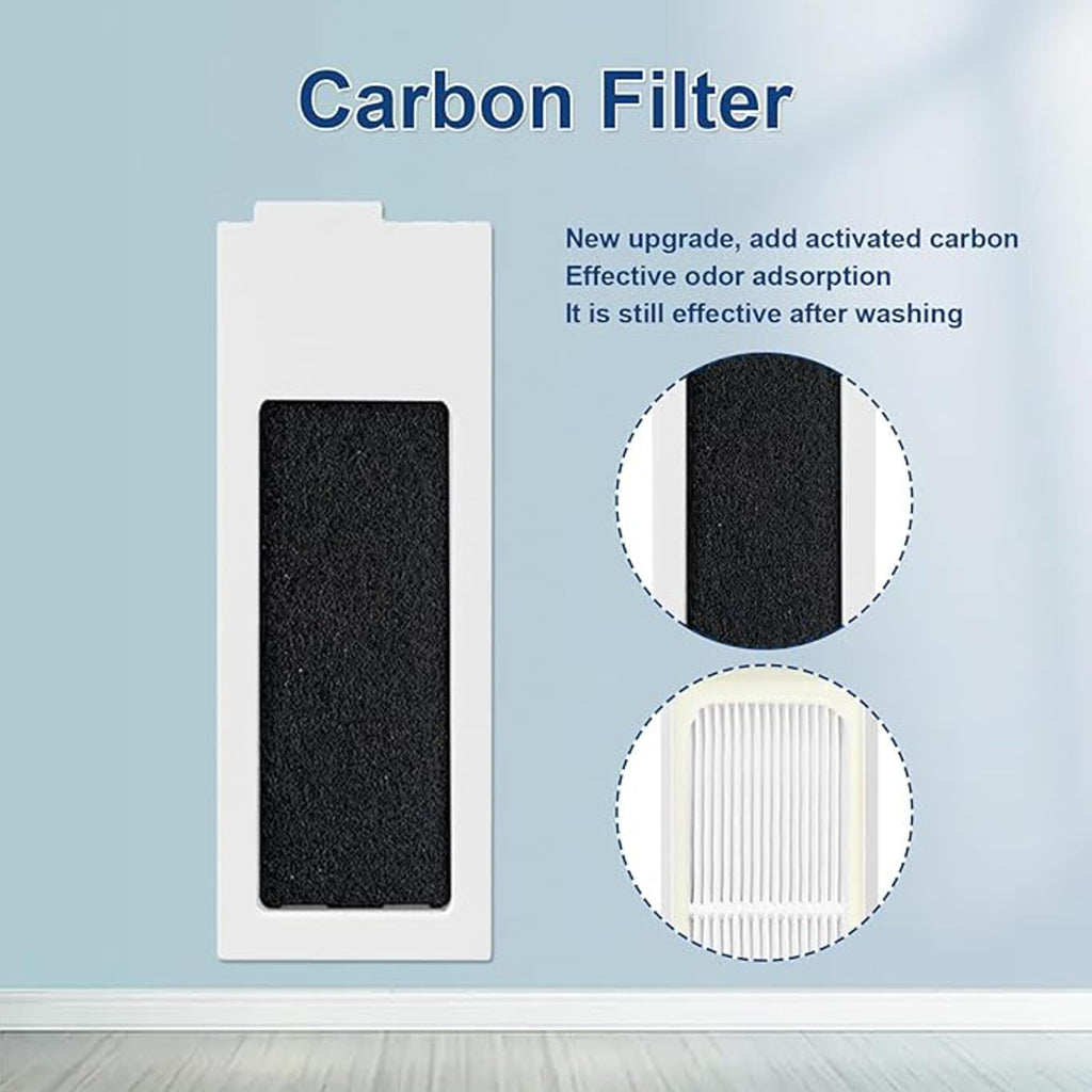 Set of 2 Hepa Filters Compatible with Ecoveacs IROBOTs T20, T20 PRO, T20 MAX, T20 MAX Plus, T20 PRO MAX Vacuum Cleaners.