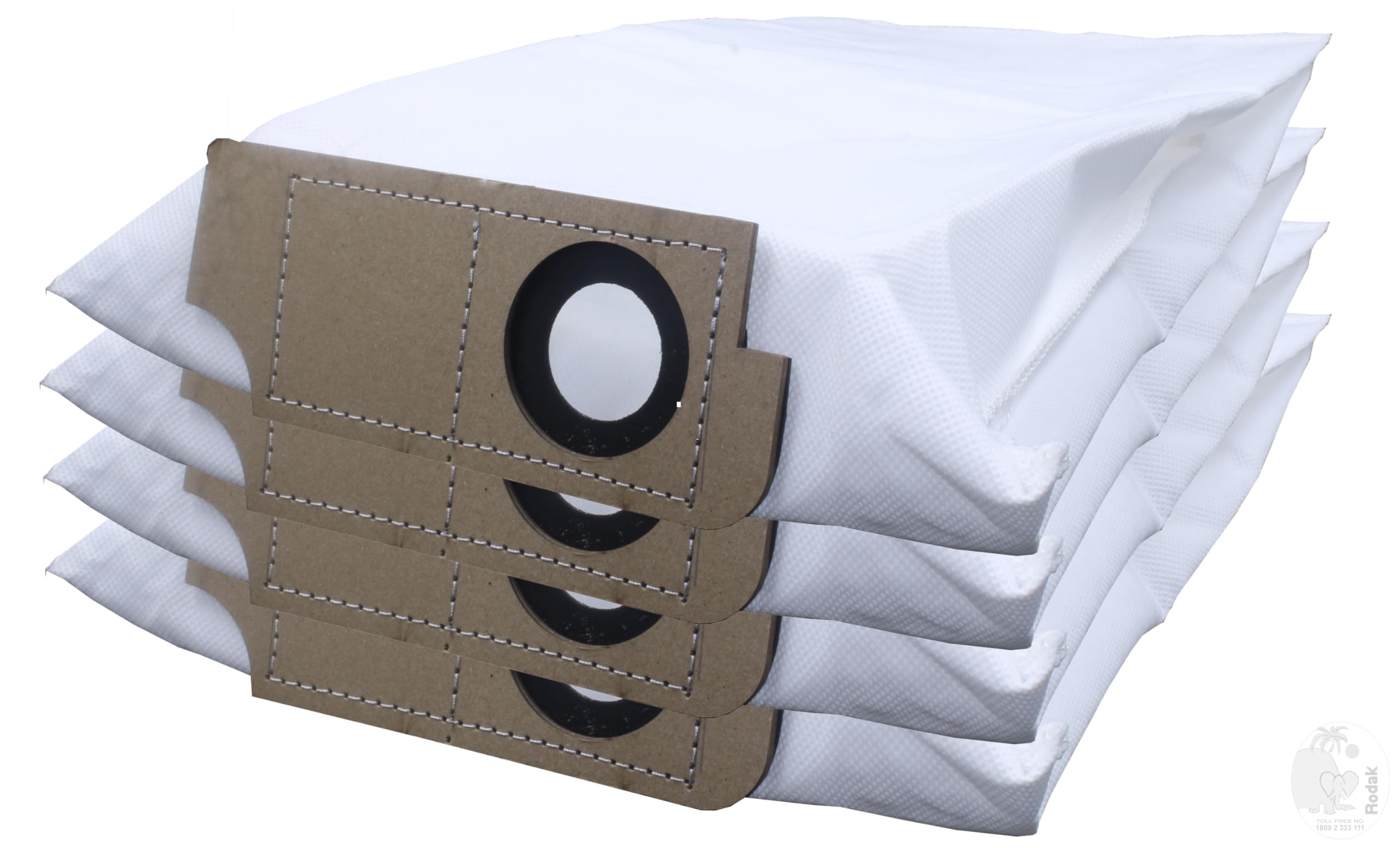 Set of 4 Fleece Filters Compatible with Charnock BT 450, Tear Resistant, 3-Layer Dust Bags Provides an Advanced Filtration on Micro-Level Compared to 2 Ply Paper Filters