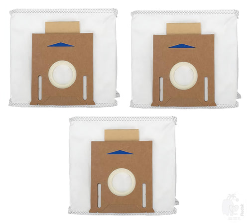 3 Replacement Dust Bags for Auto Empty Station Compatible with Ecovacs Deebot N8 / N8 Pro / T8 N10 / N10 Plus Series Robot Vacuum Cleaners