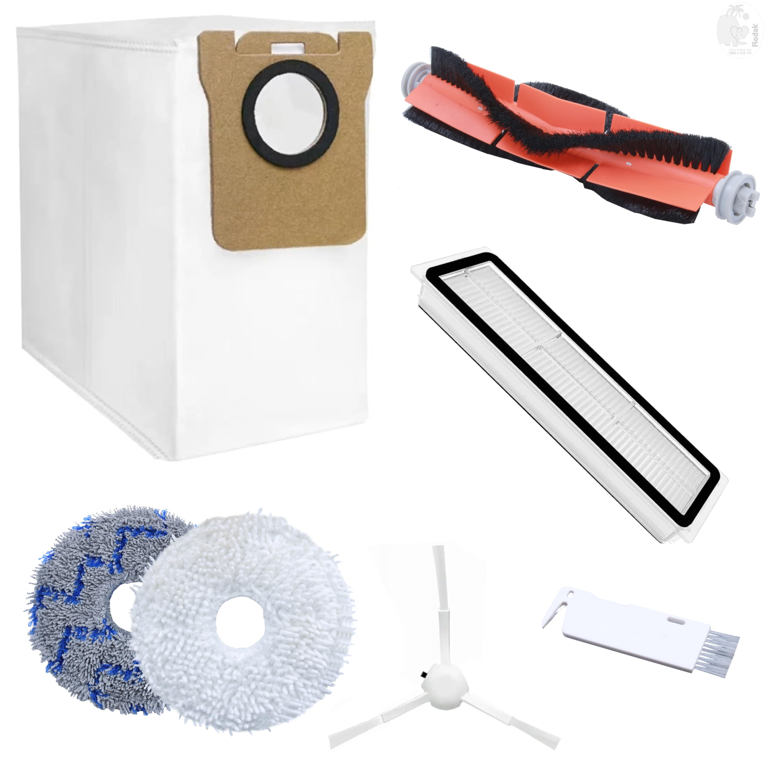 Replacement Kit for Dreame B101CN, S10, S10 Pro Robotic Vacuum Cleaners.