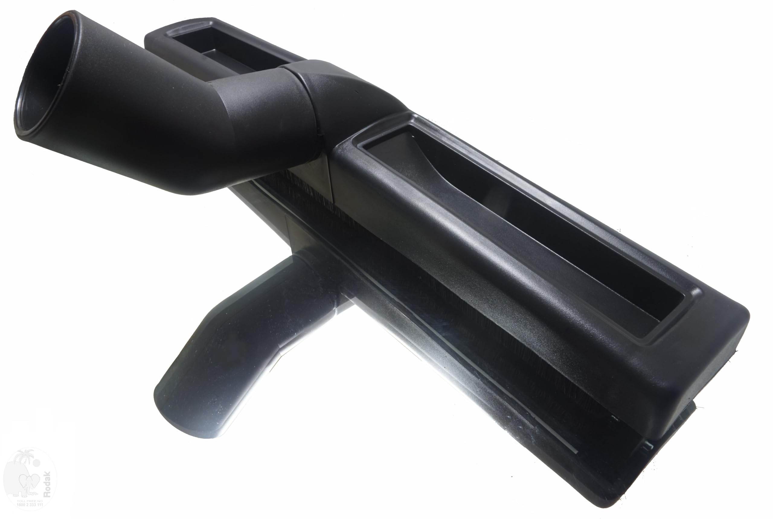 Professional Brush, 35 mm Connecting Size, for Dry Cleaning, Suitable for Hard Floors. 360 mm Width, Sliding On 2 Wheels, Imported