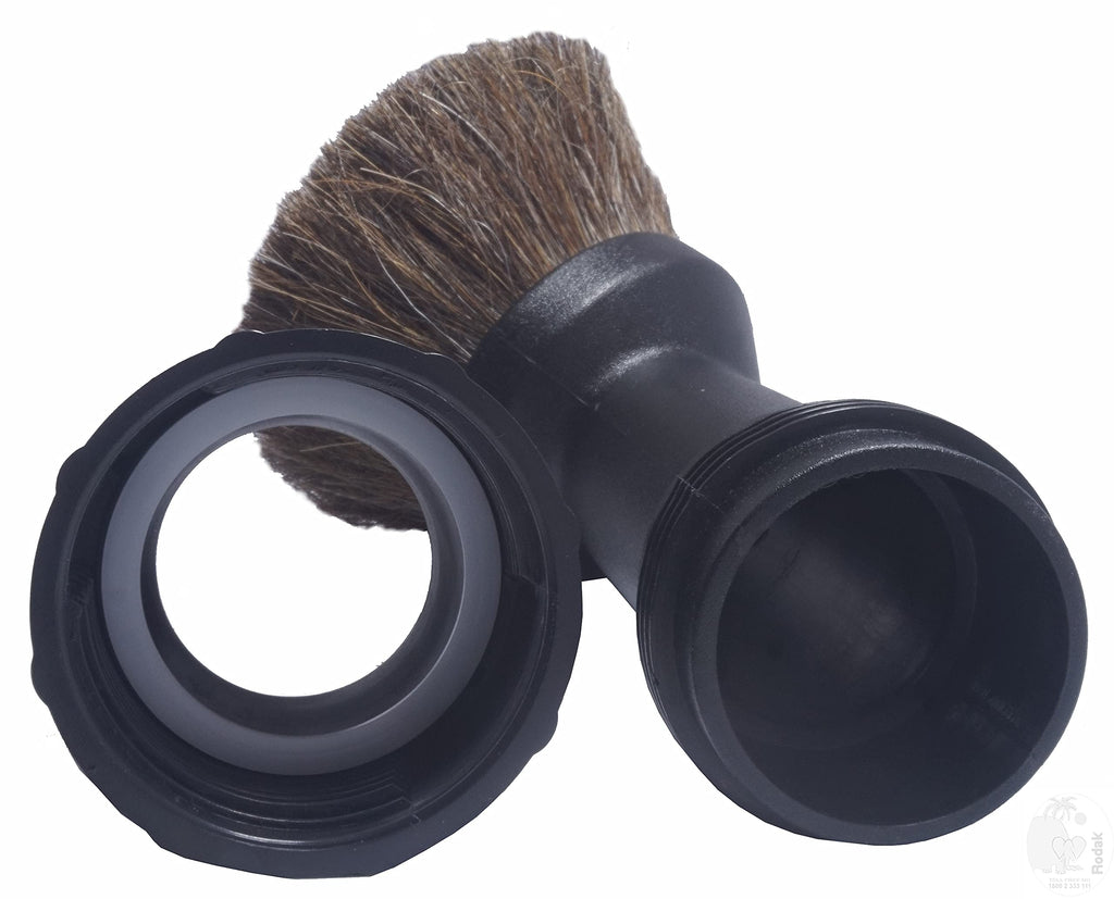 Horse Hair Brush with Integrated Adapter, 32 to 38 mm Connecting Size