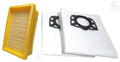 One HEPA Filter and Two Fleece Filter Bags Tear Resistant, Compatible with Karcher Vacuum Cleaner WD4, WD5, WD 6, Imported