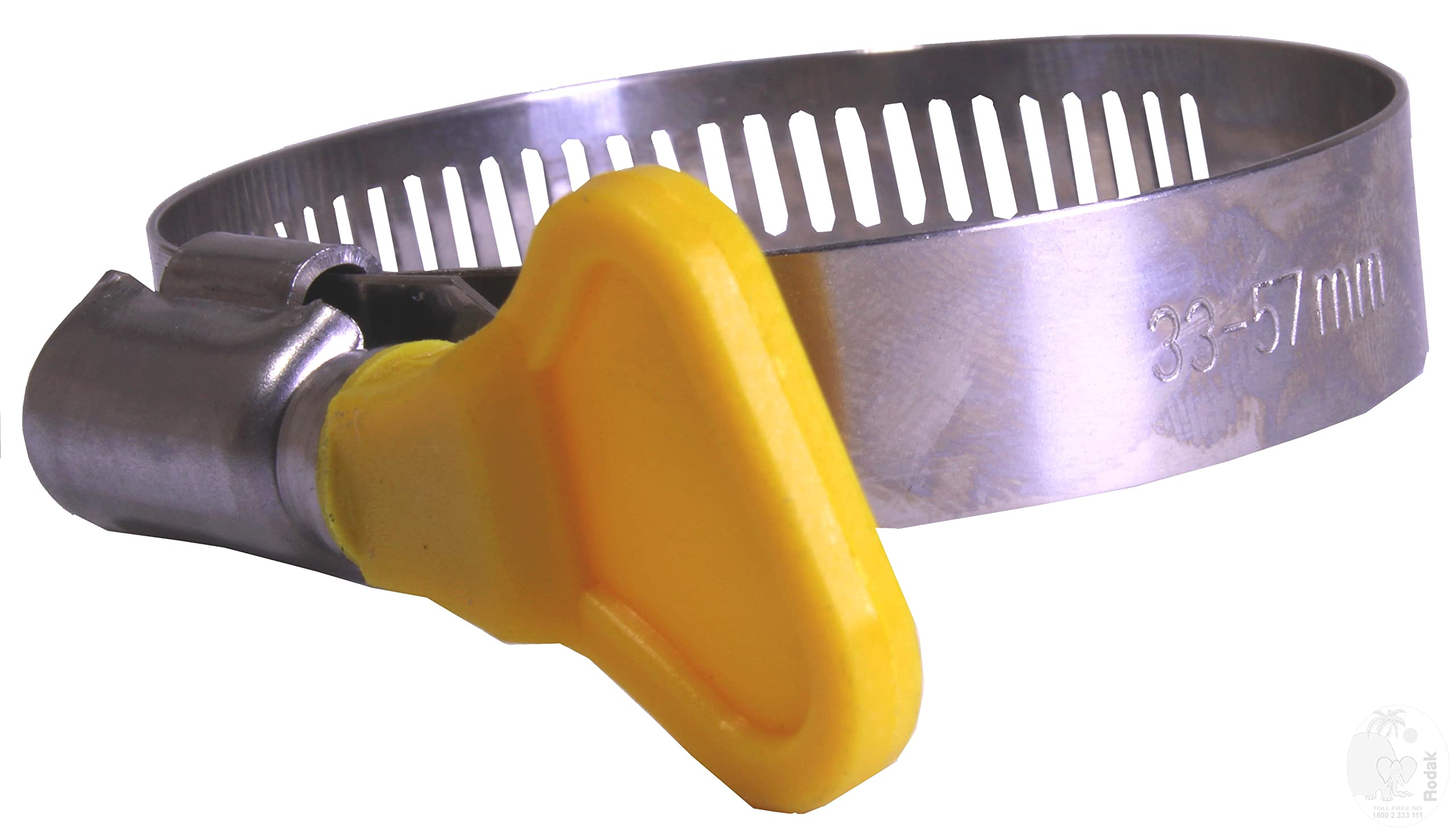 Butterfly Stainless Steel Hose Clamps Jubilee Clip 33-57 mm Imported