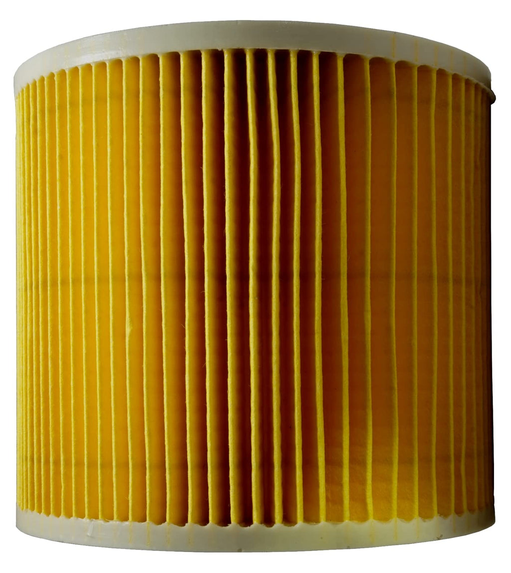 Cartridge Filter, Locking Knob Included, Compatible with Karcher NT 27/1 / NT27/1 ME/NT 48/1
