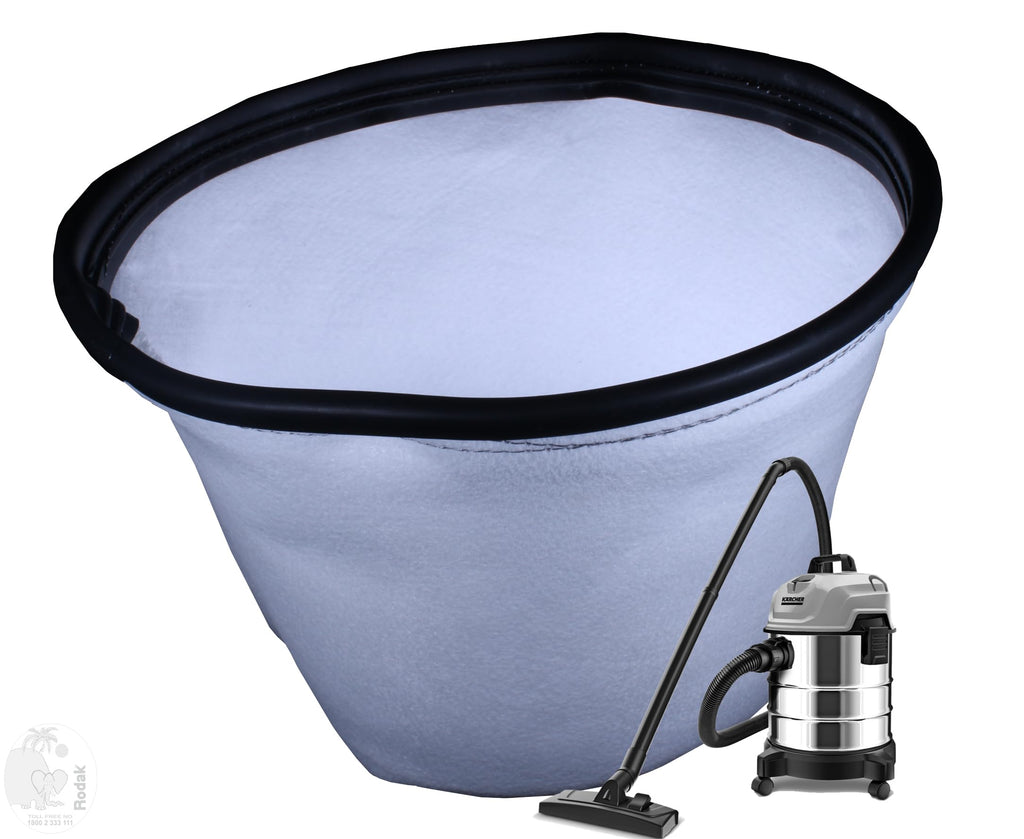 Reusable and Washable Bucket Filter Compatible with Karcher WD 1s Classic Vacuum Cleaner