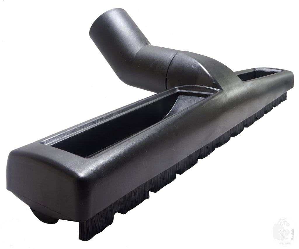Professional Brush, 35 mm Connecting Size, for Dry Cleaning, Suitable for Hard Floors. 360 mm Width, Sliding On 2 Wheels, Imported