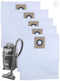 Set of 5 Dust Bags Compatible with Euroclean DX 1150, Tear Resistant, 3-Ply Dust Bags Provides an Advanced Filtration on Micro-Level Compared to 2 Ply Paper Filters