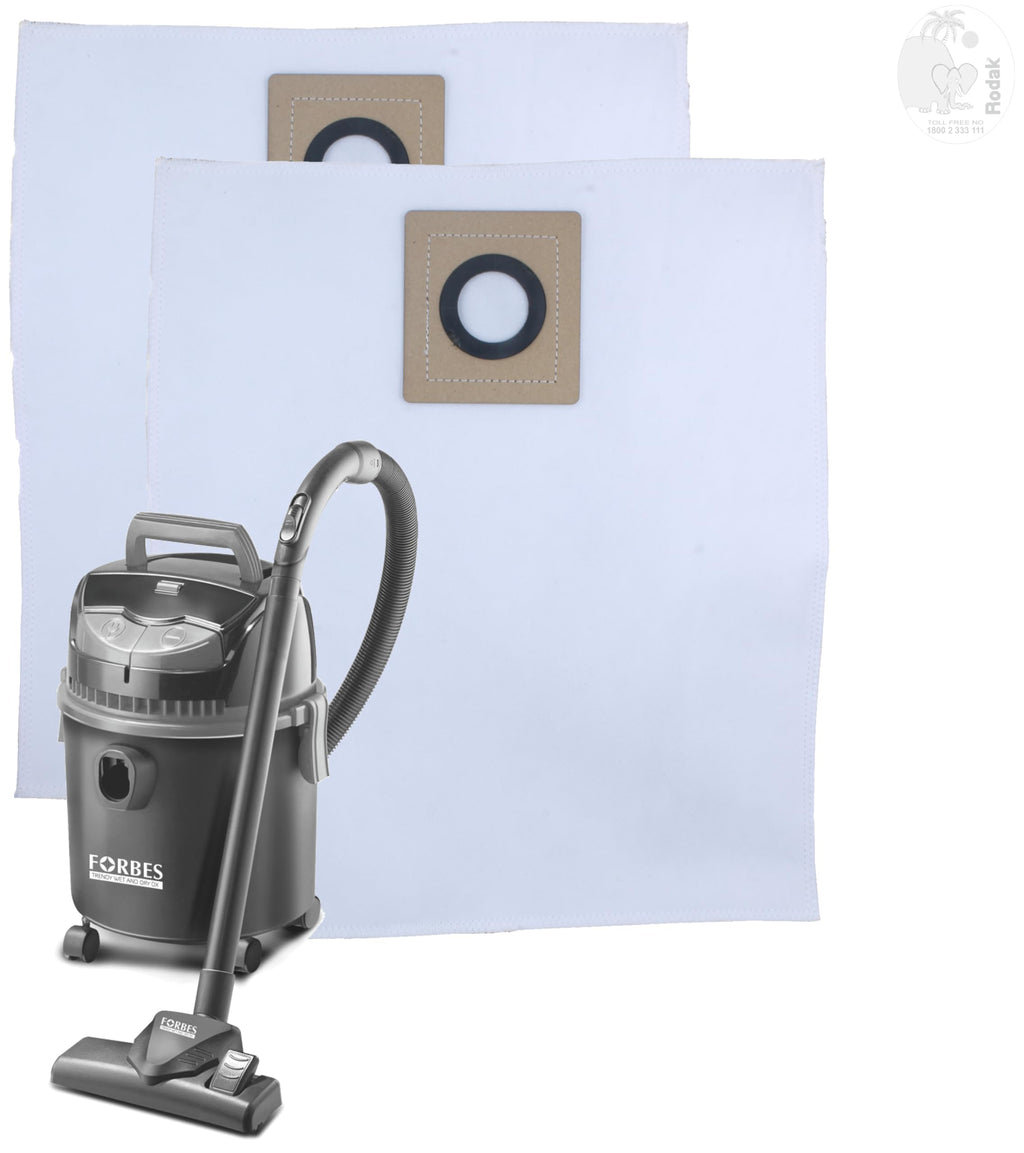 Set of 2 Dust Bags Compatible with Euroclean DX 1150, Tear Resistant, 3-Ply Dust Bags Provides an Advanced Filtration on Micro-Level Compared to 2 Ply Paper Filters