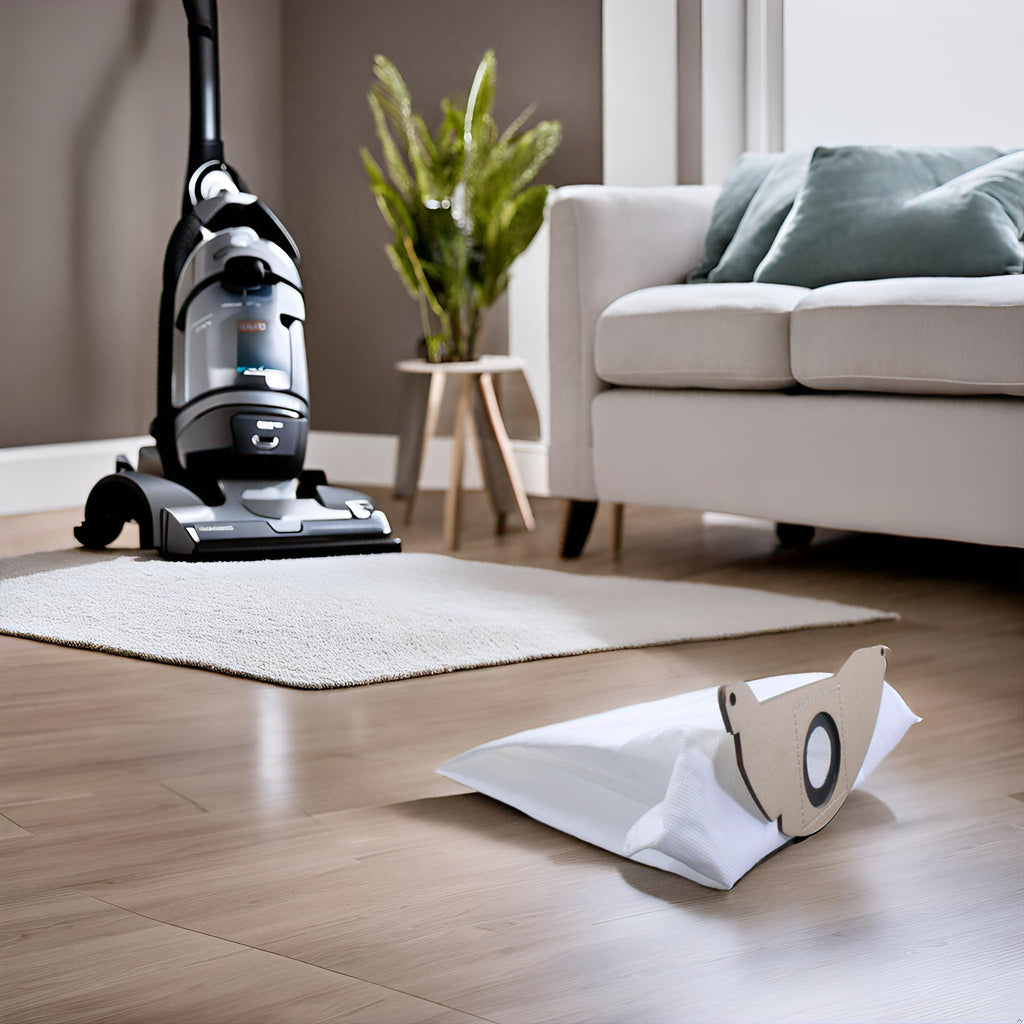 Set of 2 Dust Bags Compatible with Karcher WD2, MV2, Tear Resistant, 3-Ply Dust Bags Provides an Advanced Filtration on Micro-Level Compared to 2 Ply Paper Filters