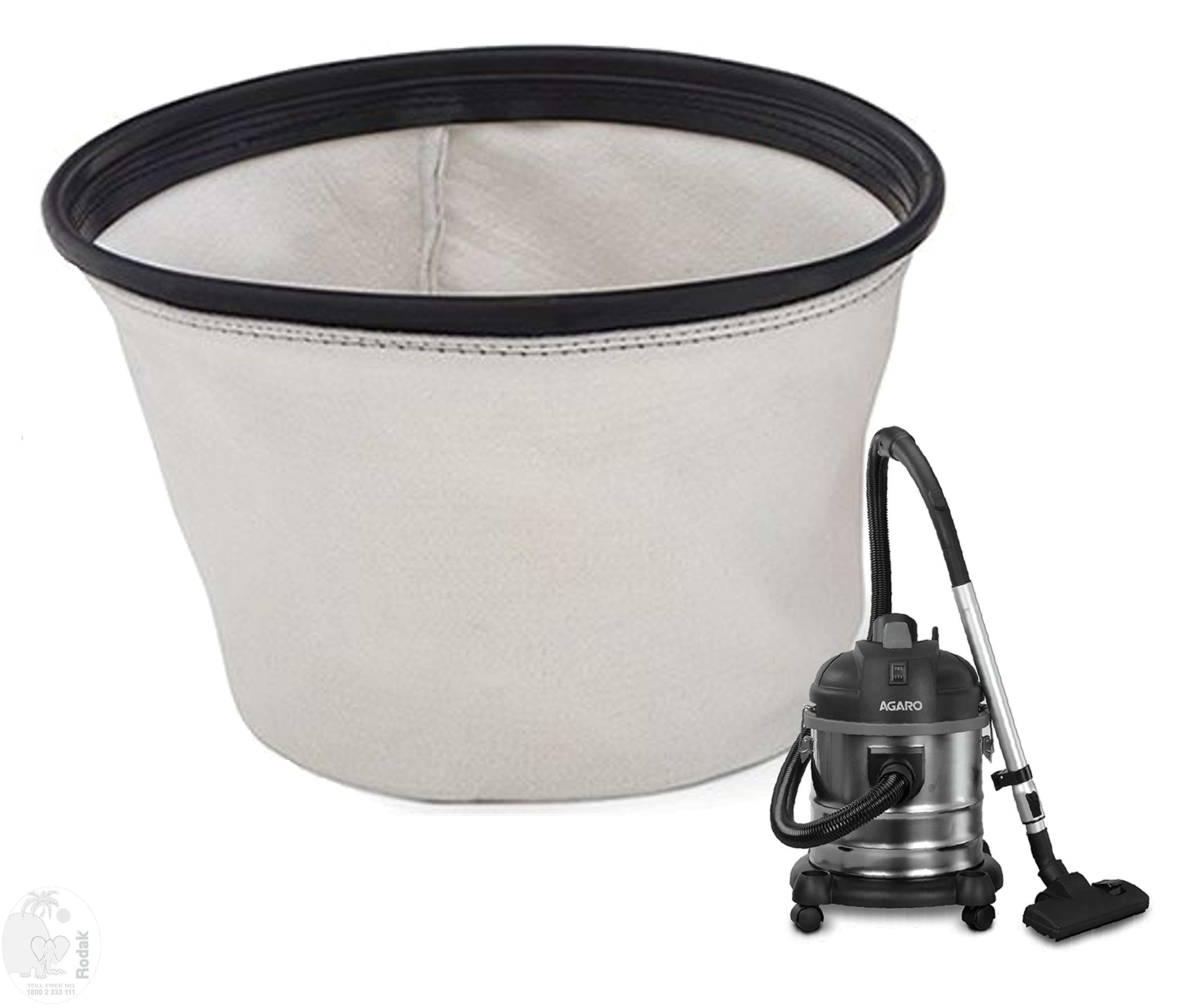 Reusable and Washable Bucket Filter Compatible With Agro Ace 1600 Watts