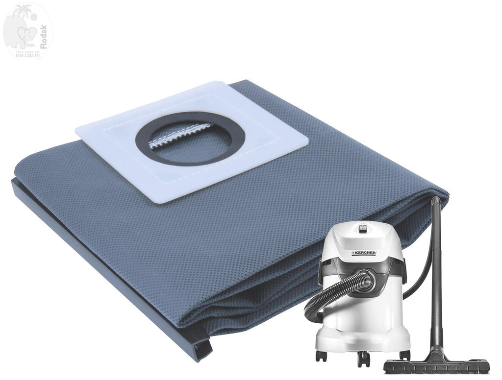 Reusable Non Woven Bag Compatible With Karcher WD 3, WD 2 Plus, WD 4 V-20, WD 4 SV (1 pc)