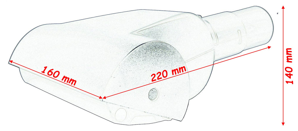 Turbo Brush for Vacuum Cleaners, Ideal to Clean Carpets and Mattresses, 35 mm Connecting Size