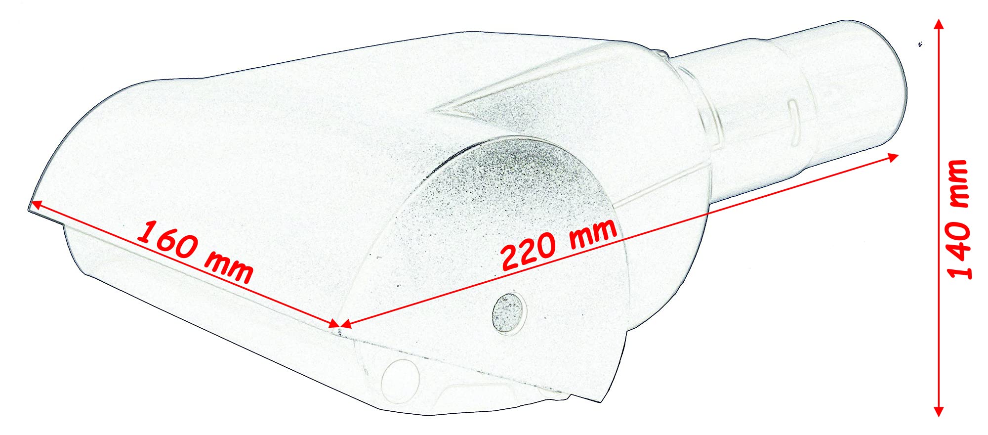 Turbo Brush for Vacuum Cleaners, Ideal to Clean Carpets and Mattresses, 32 mm Connecting Size