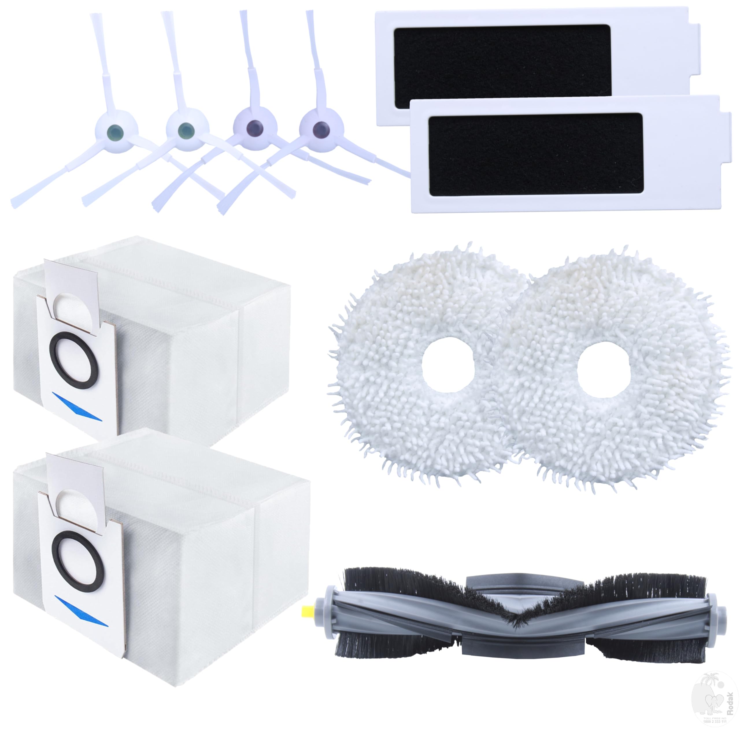 Replacement Kit for Ecoveacs IROBOTs T20, T20 PRO, T20 MAX, T20 MAX Plus, T20 PRO MAX Vacuum Cleaners.