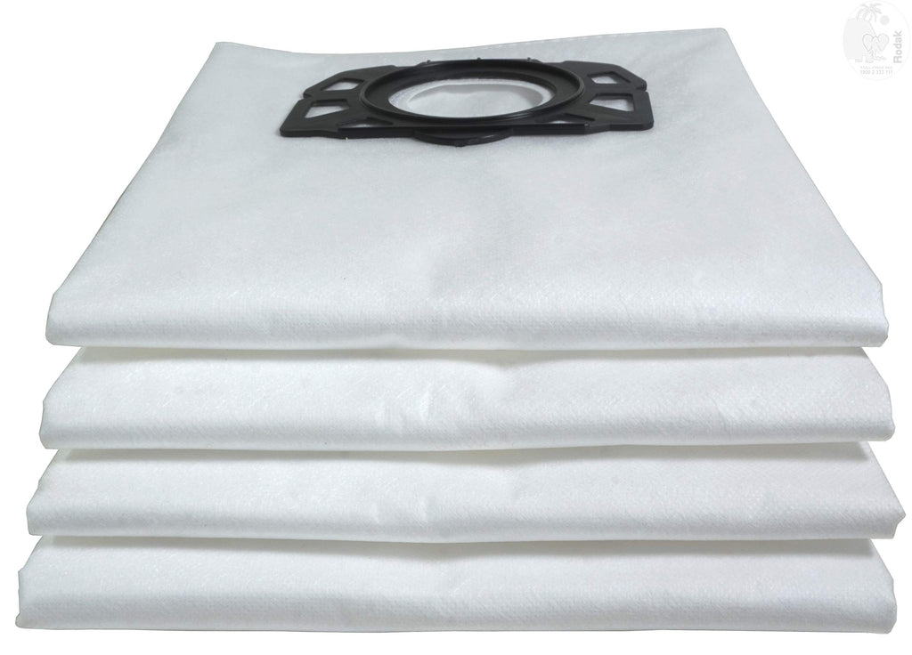 Fleece Dust Bags Set Of 4 - for Karchre Vacuum Cleaner WD4, WD5, WD6