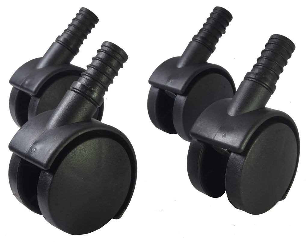 Revolving Wheels for  Vacuum Cleaners, Set of 4, EU Import