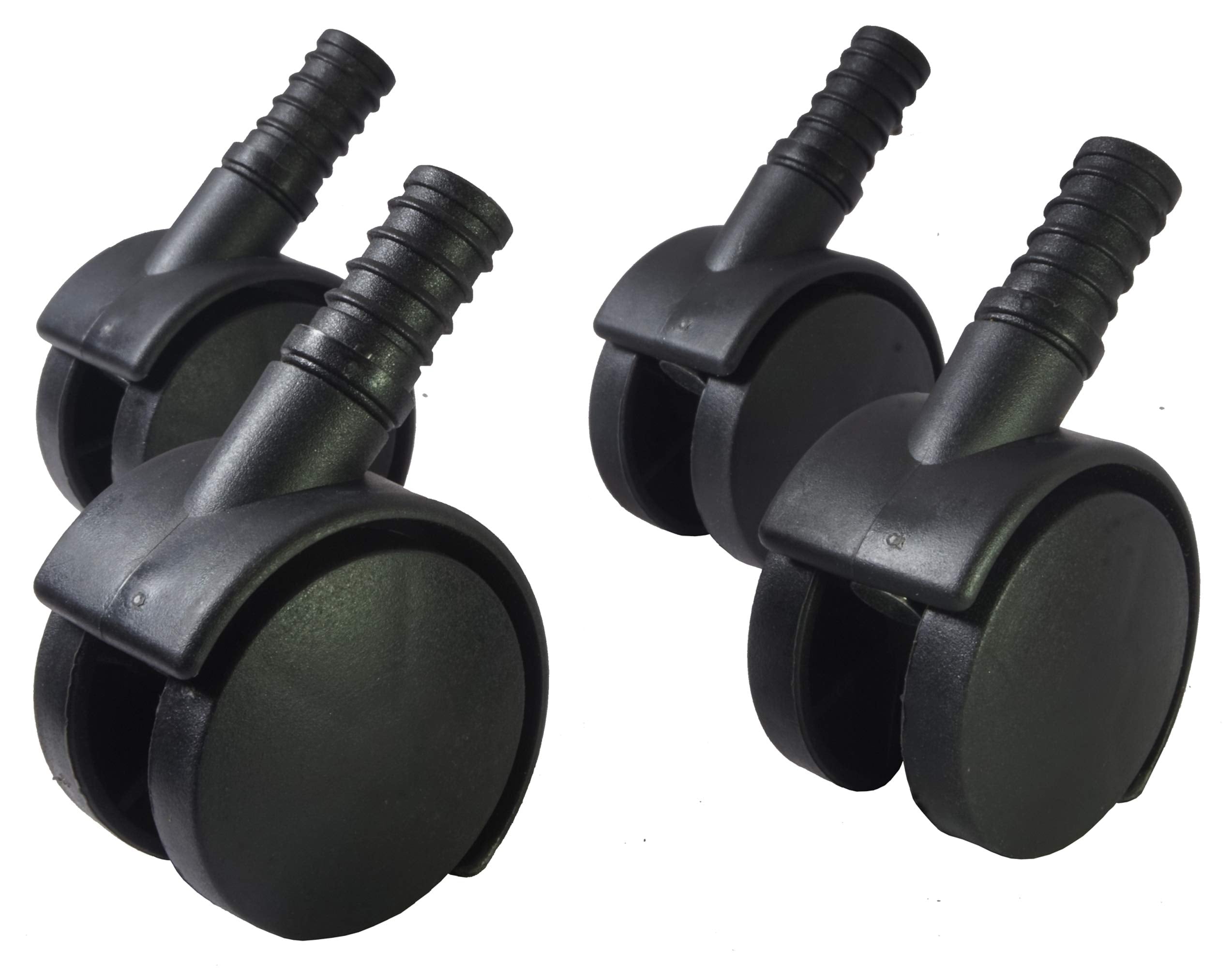 Revolving Wheels for  Vacuum Cleaners, Set of 4, EU Import