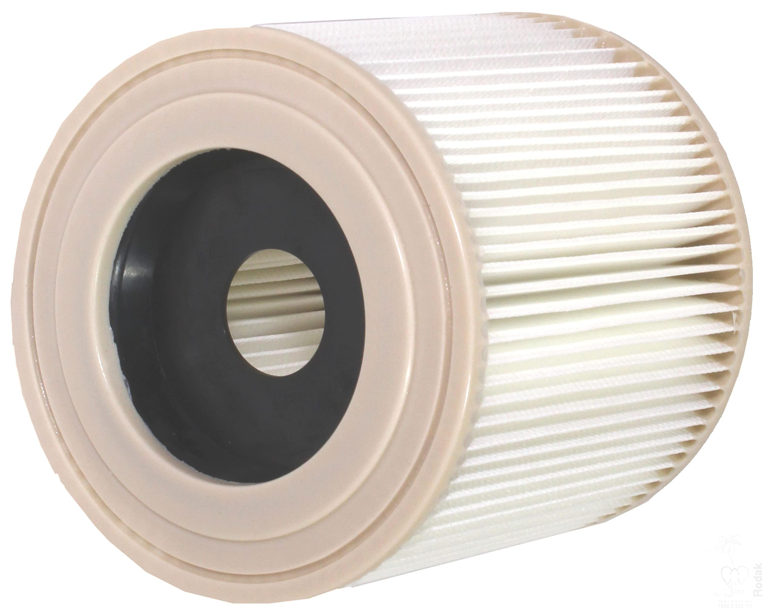 Karcher WD2 Cartridge Filter Locking Knob Included, Long Lasting and Washable (White)