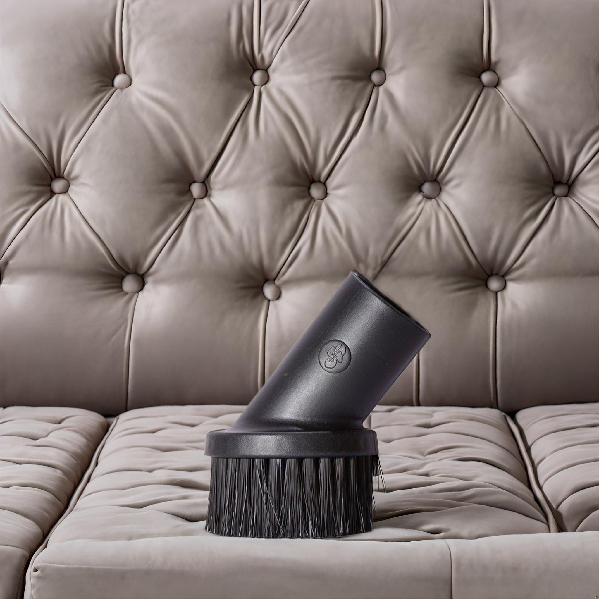 Round Furniture Brush Connecting Size, Designed and Manufactured in Italy, 35 mm