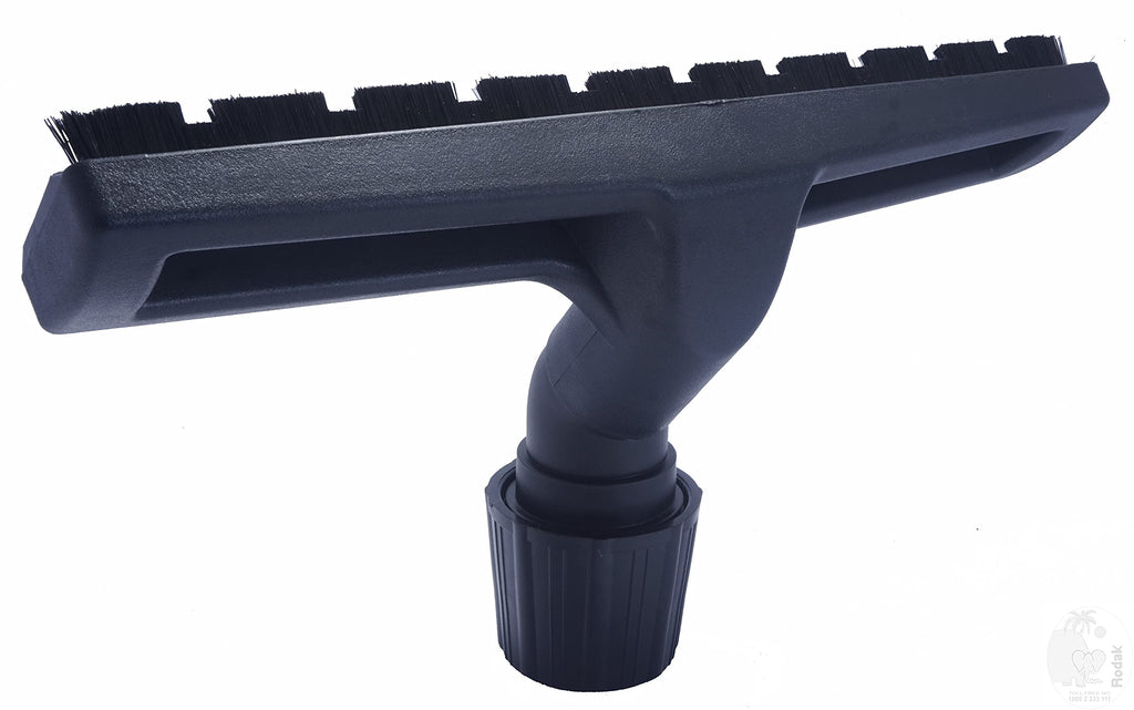 Floor Brush, Universal Connecting Size Between 30 to 38 mm, for Indoor and Outdoor, Suitable for Wooden, Stone and Tile Flooring, 30 CM Width, Sliding On 2 Wheels