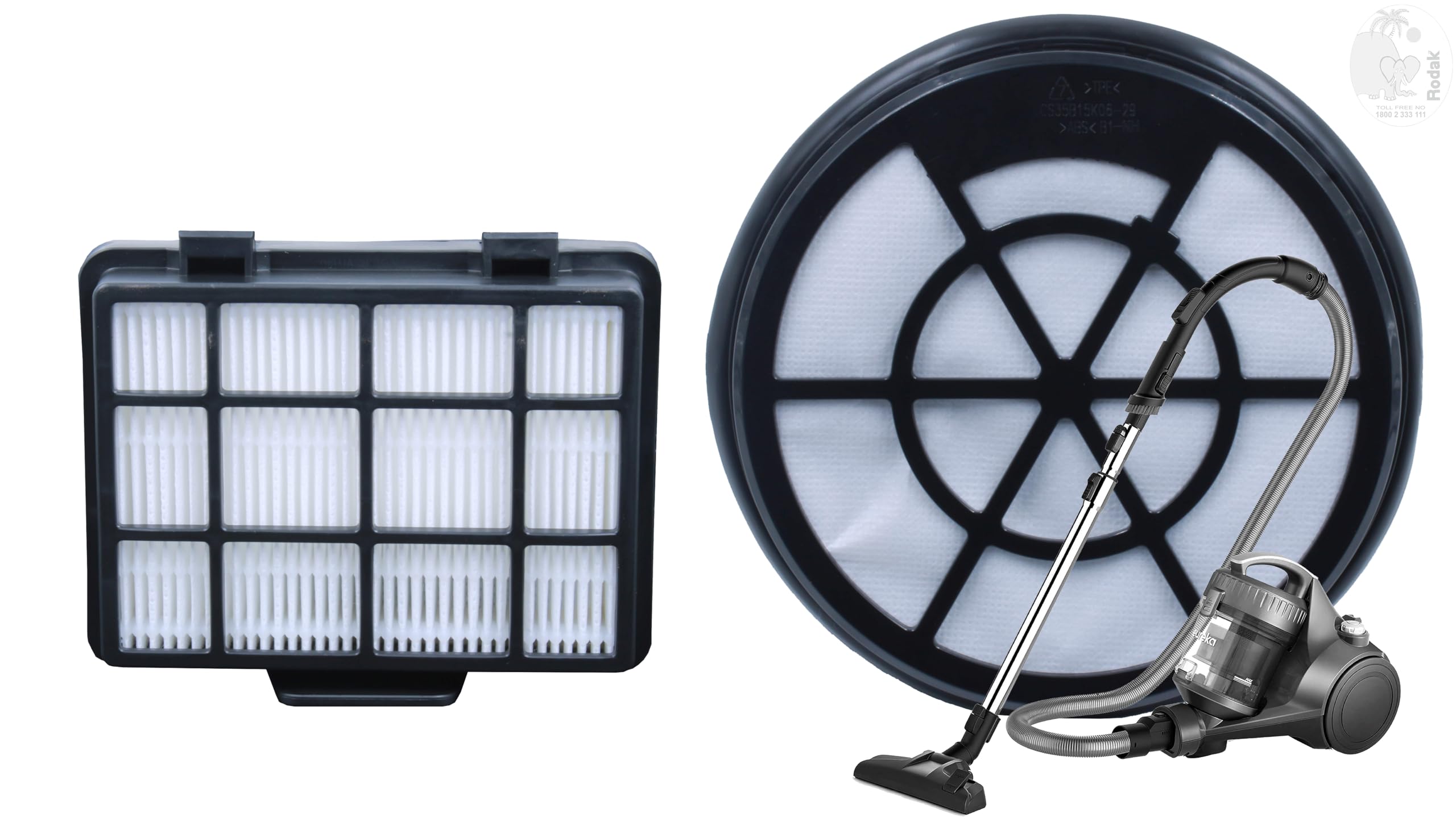 Combo Replacement Filter Compatible with Eureka Whirlwind Canister