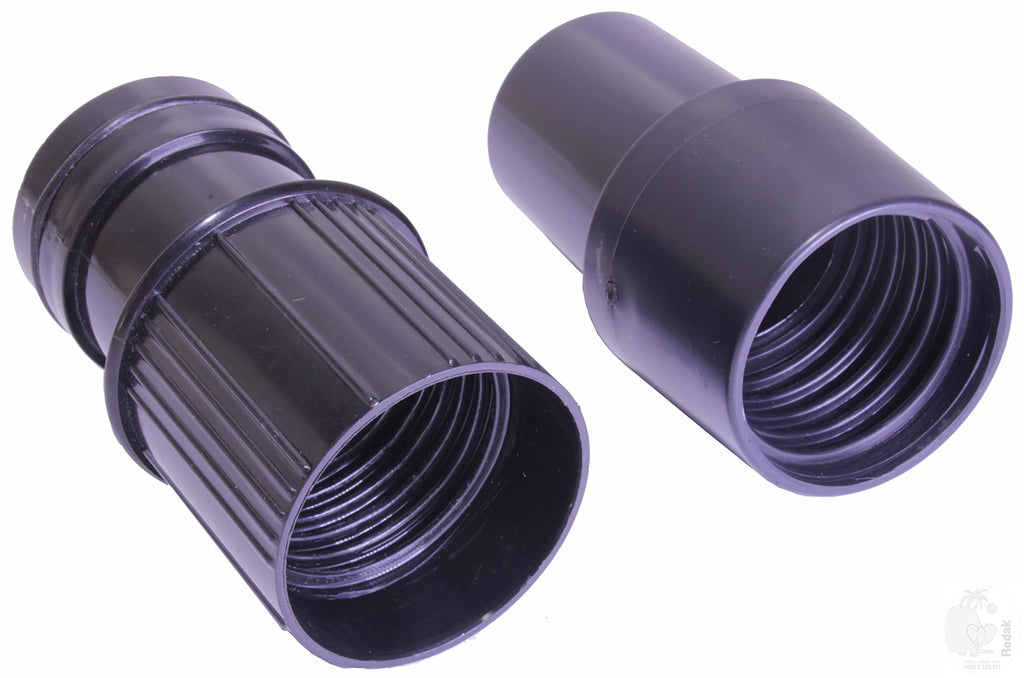 Flexible Hose For Industrial Vacuum Cleaners Compatible With 44 mm Accessories (2 M) - Black