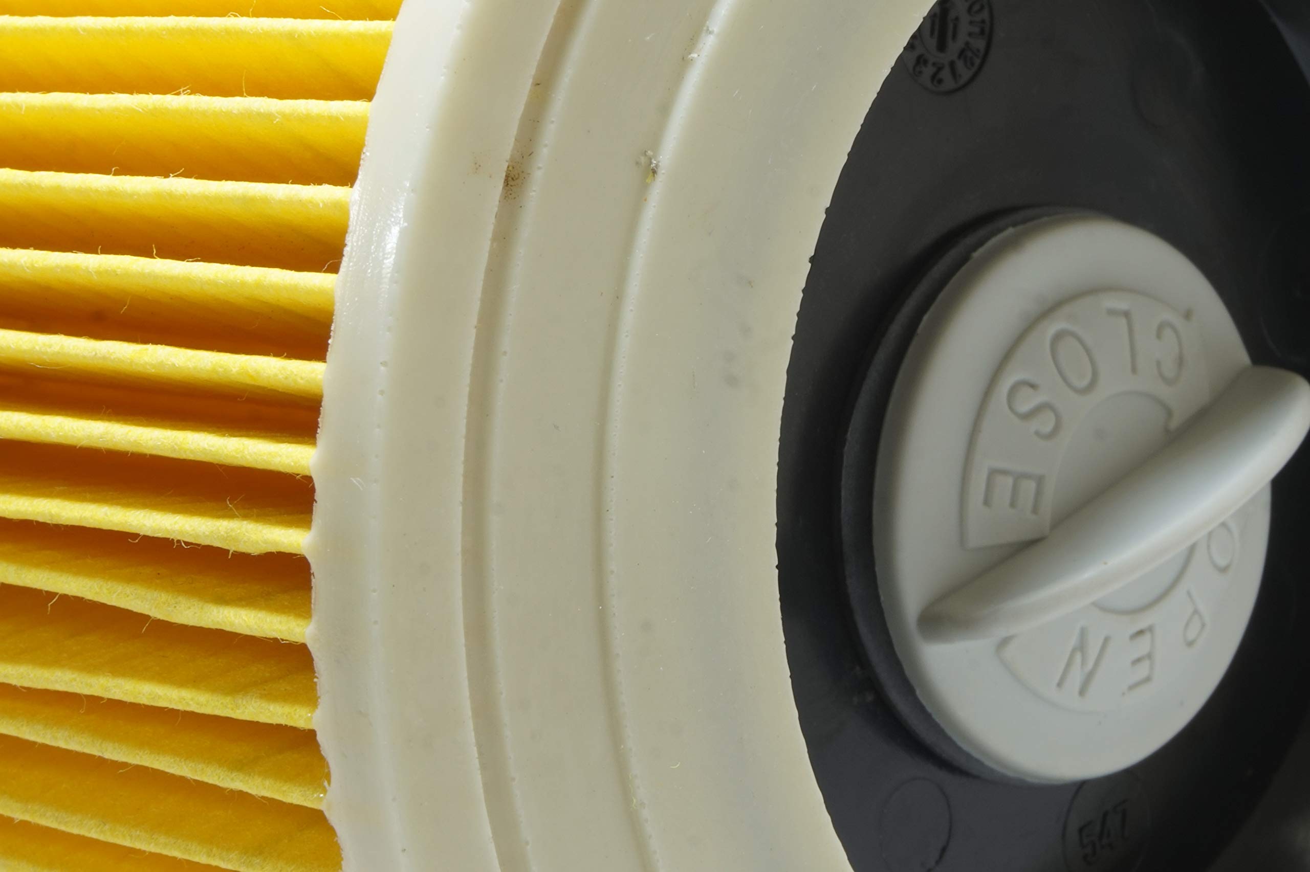 Cartridge Filter, Locking Knob Included, Compatible with Karcher Vacuum Cleaner WD3, MV3, WD 3.200 and A 2504