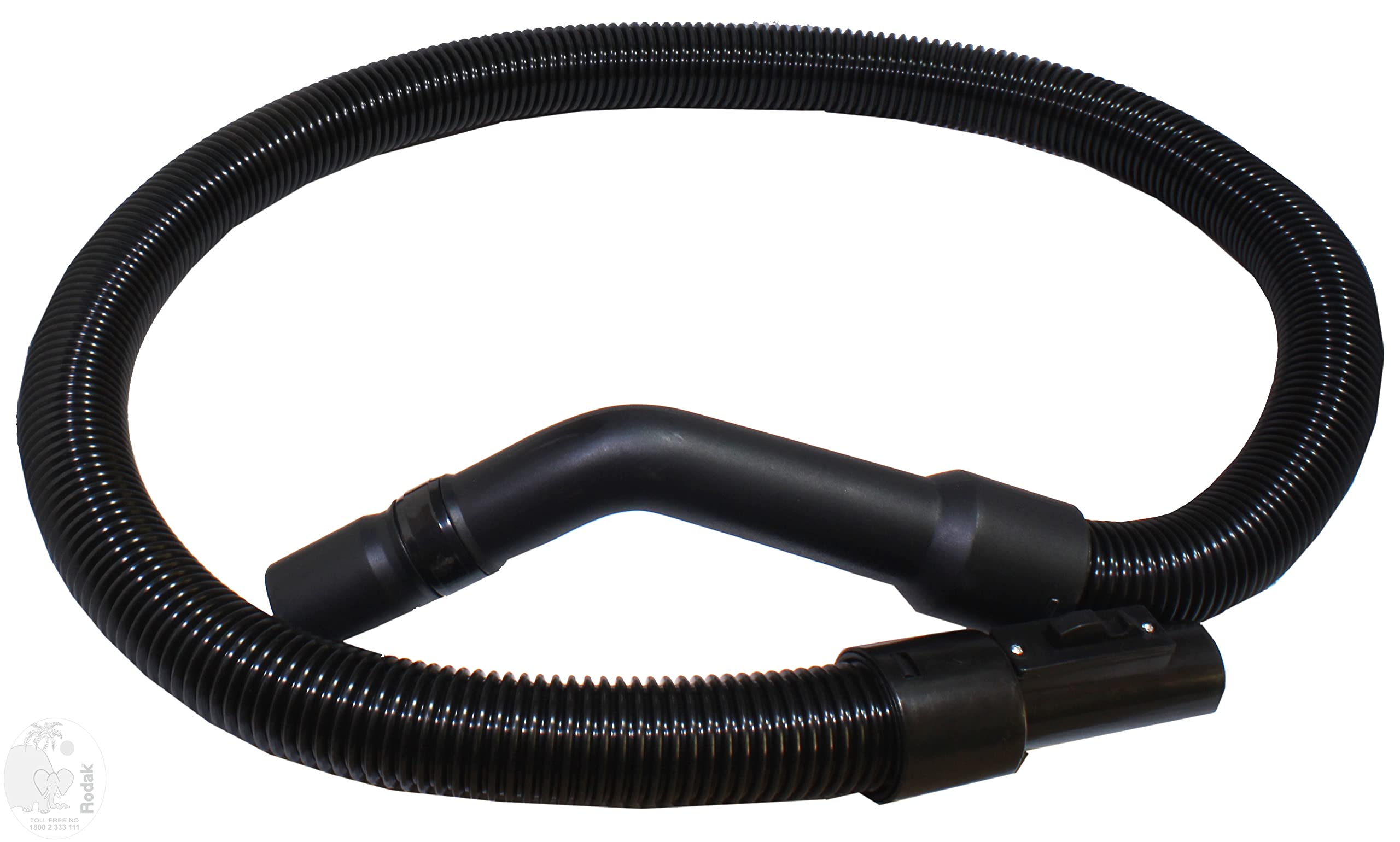 Flexible Hose Compatible with Some Models of Hitachi and BPL, 1.80 m, Black