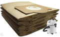 5 Paper Dust Bags Compatible With Karcher WD1 / MV1, Made Of Double Ply Filter, Tear Resistance