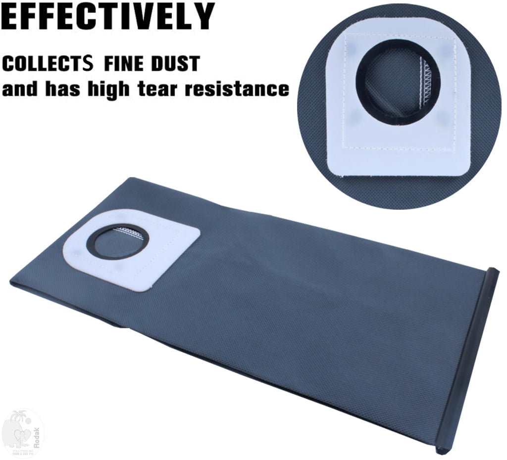 Vacuum Cleaner Dust Bag, Compatible with AmazonBasics Wet and Dry 21 L, Washable and Reusable