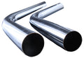 2 Curved Chromed Metal Tube for Vacuum Cleaners with inside diameter of 35 mm for 40 mm accessories