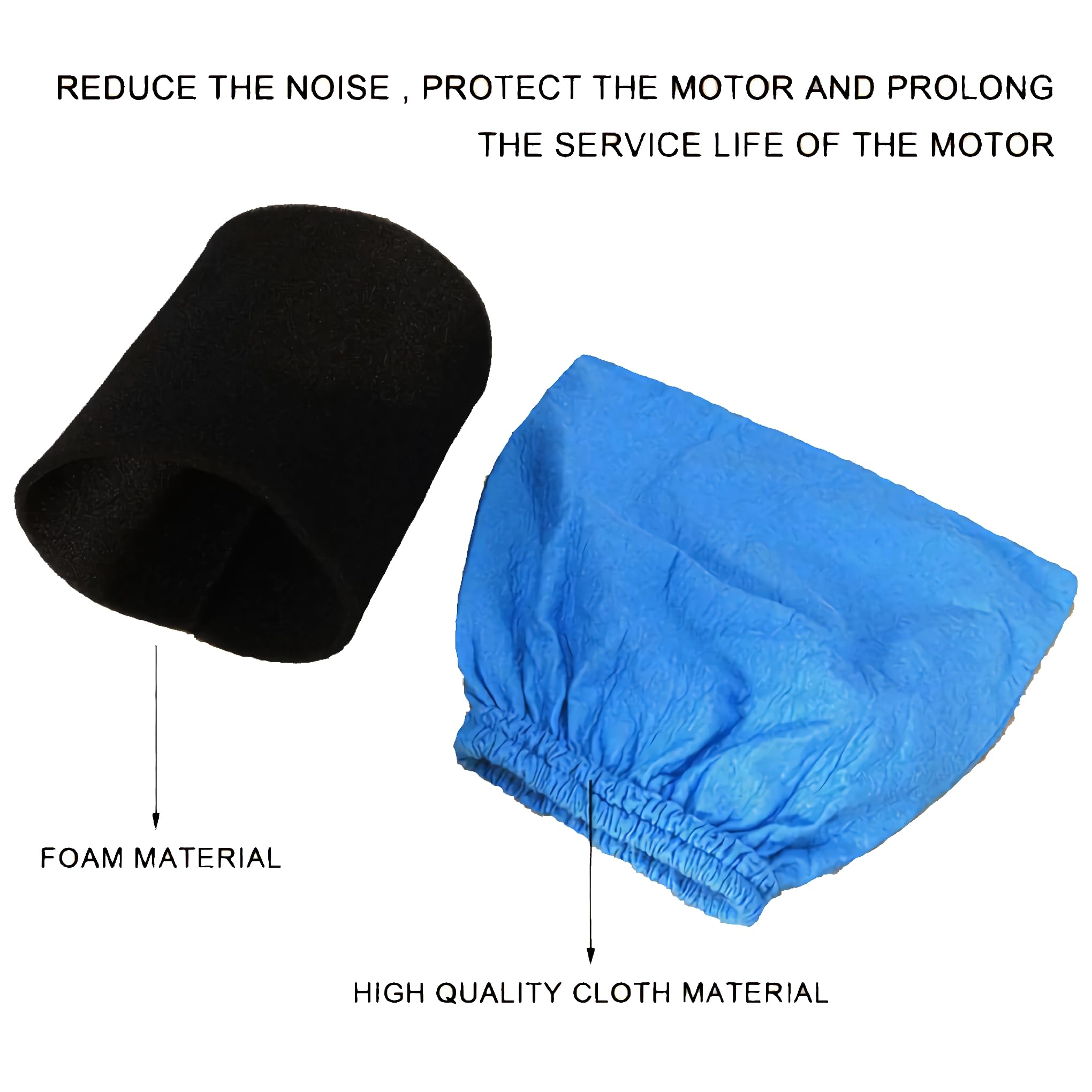 Reusable Vacuum Cleaner Filter Compatible with Karcher WD1 for Wet and Dry Use