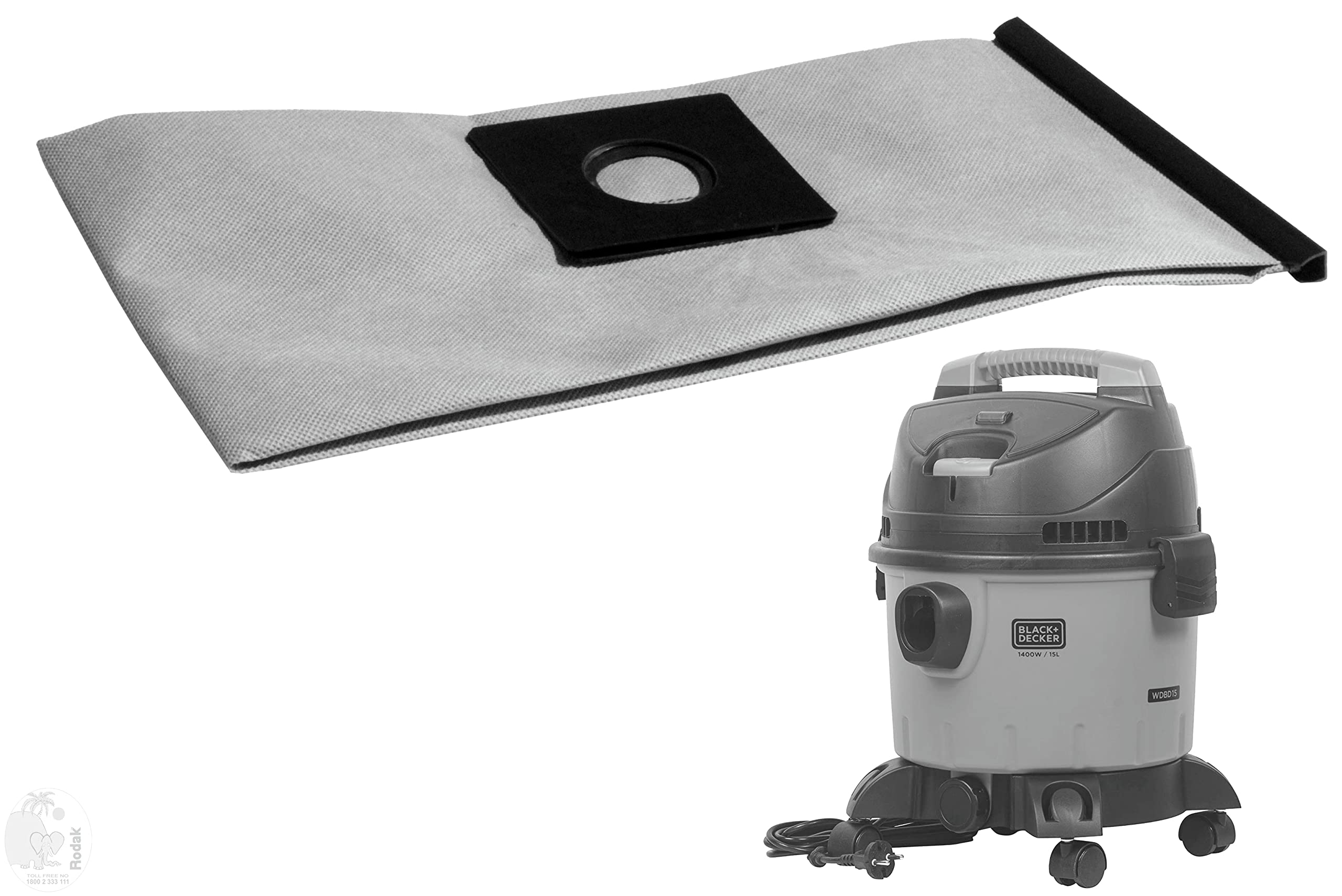 Reusable Non Woven Bag Compatible With Black + Decker WDBD10-IN, WDBD15-IN, WDBDS20-IN, WDBDS30