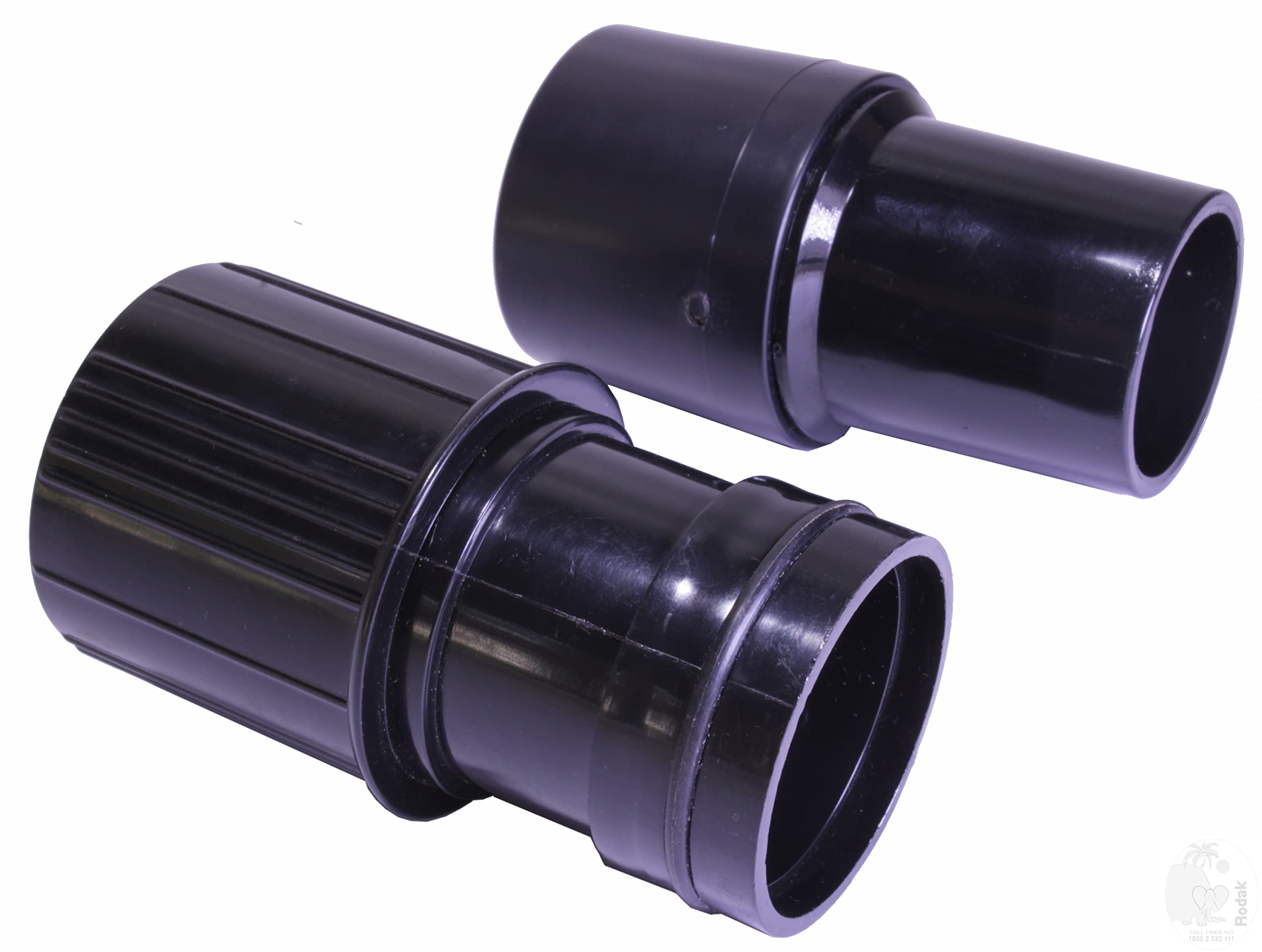 Flexible Hose For Industrial Vacuum Cleaners Compatible With 44 mm Accessories (3 M),Black