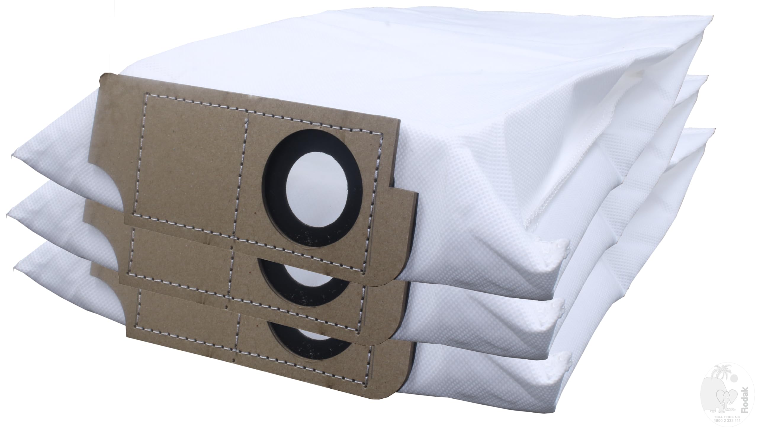 Set of 3 Fleece Filters Compatible with Charnock BT 450, Tear Resistant, 3-Layer Dust Bags Provides an Advanced Filtration on Micro-Level Compared to 2 Ply Paper Filters