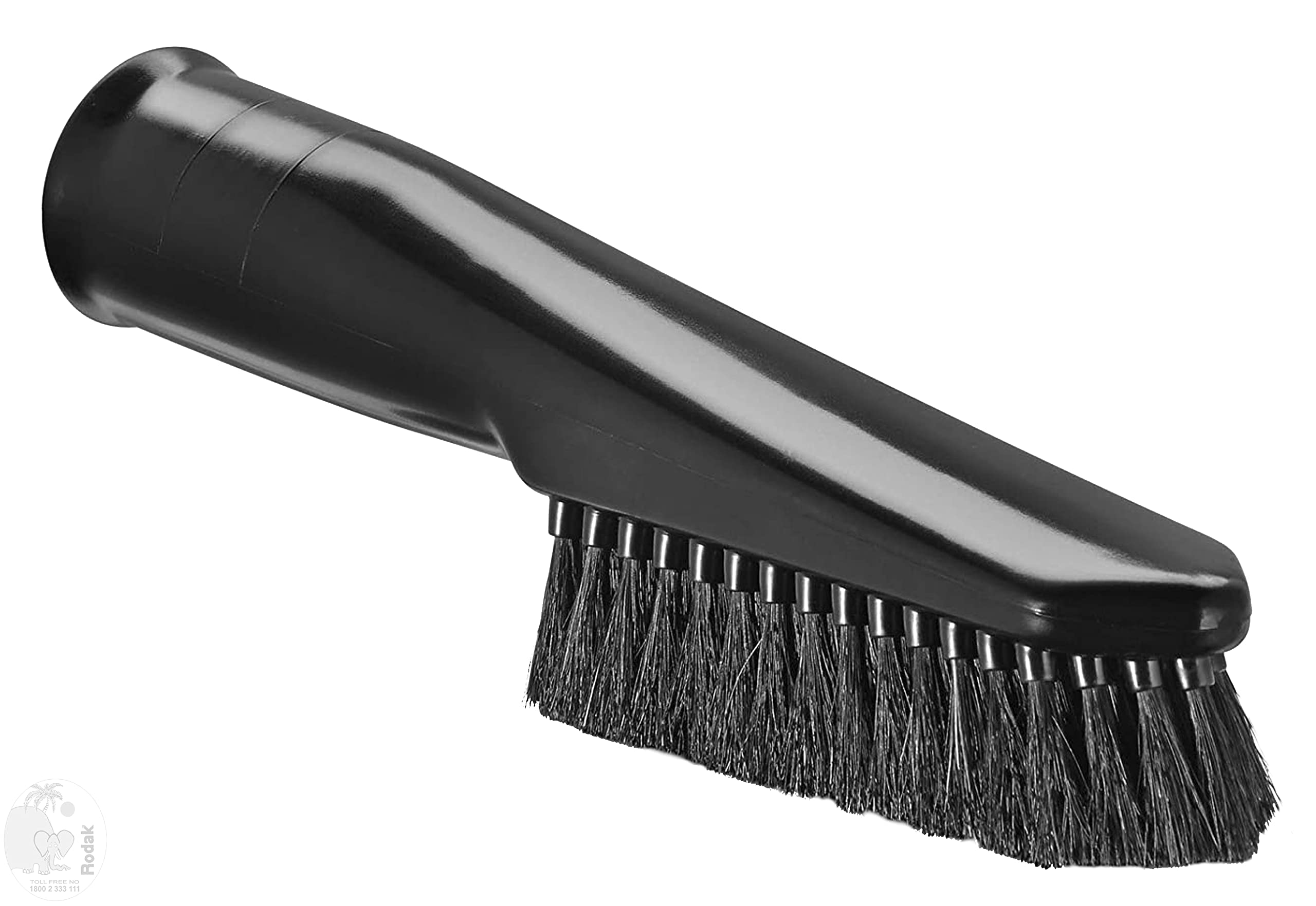 Suction Brush for Vacuum Cleaners, Soft Bristles, Black, 35 mm
