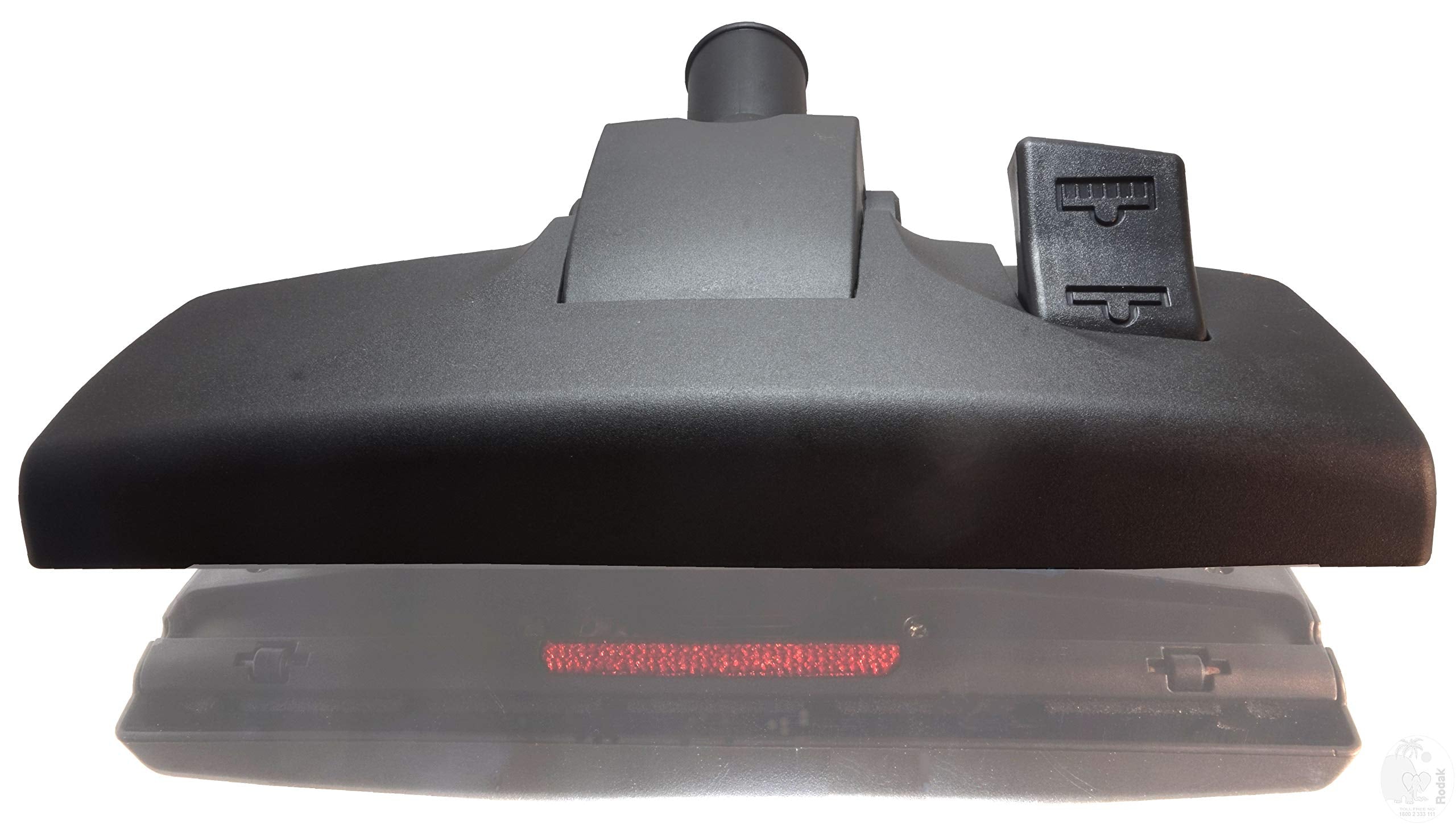 Carpet Brush 32 mm Connecting Size, for Philipps, Kent, Roots, Russell Hobbs for Indoor, Suitable for Carpets, Wooden-, Stone- and Tile Flooring, Effortless Gliding on 4 Wheels, Imported