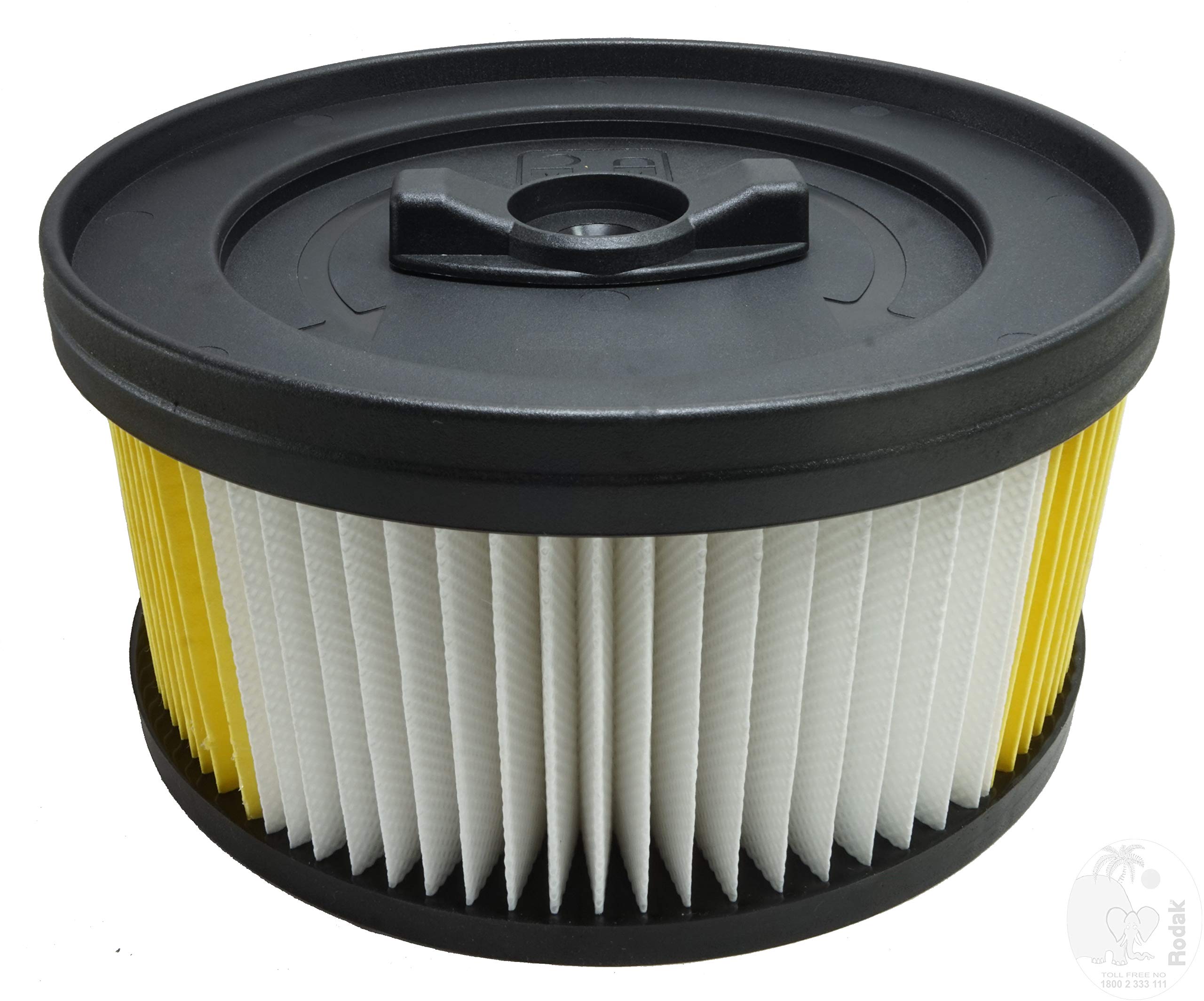 1 Nano Coated Cartridge Filter And 5 Fleece Filter Bags Compatible With Karcher WD 4 and WD 5, Imported