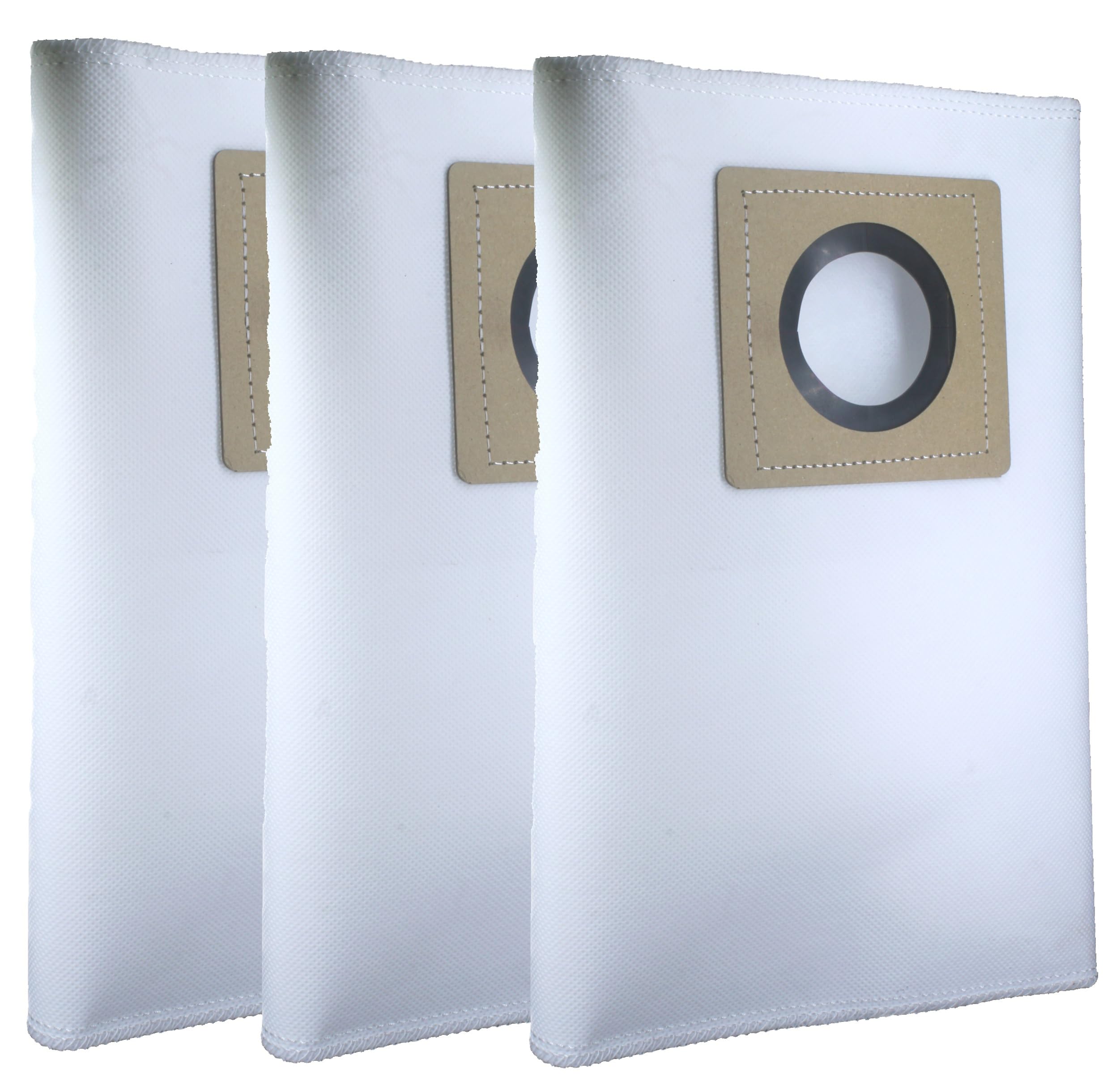 Replacement Filter for KÄRCHER WD1, Set of 3 Dust Bags, Tear Resistant, 3-Ply Dust Bags Provides an Advanced Filtration on Micro-Level Compared to 2 Ply Paper Filters